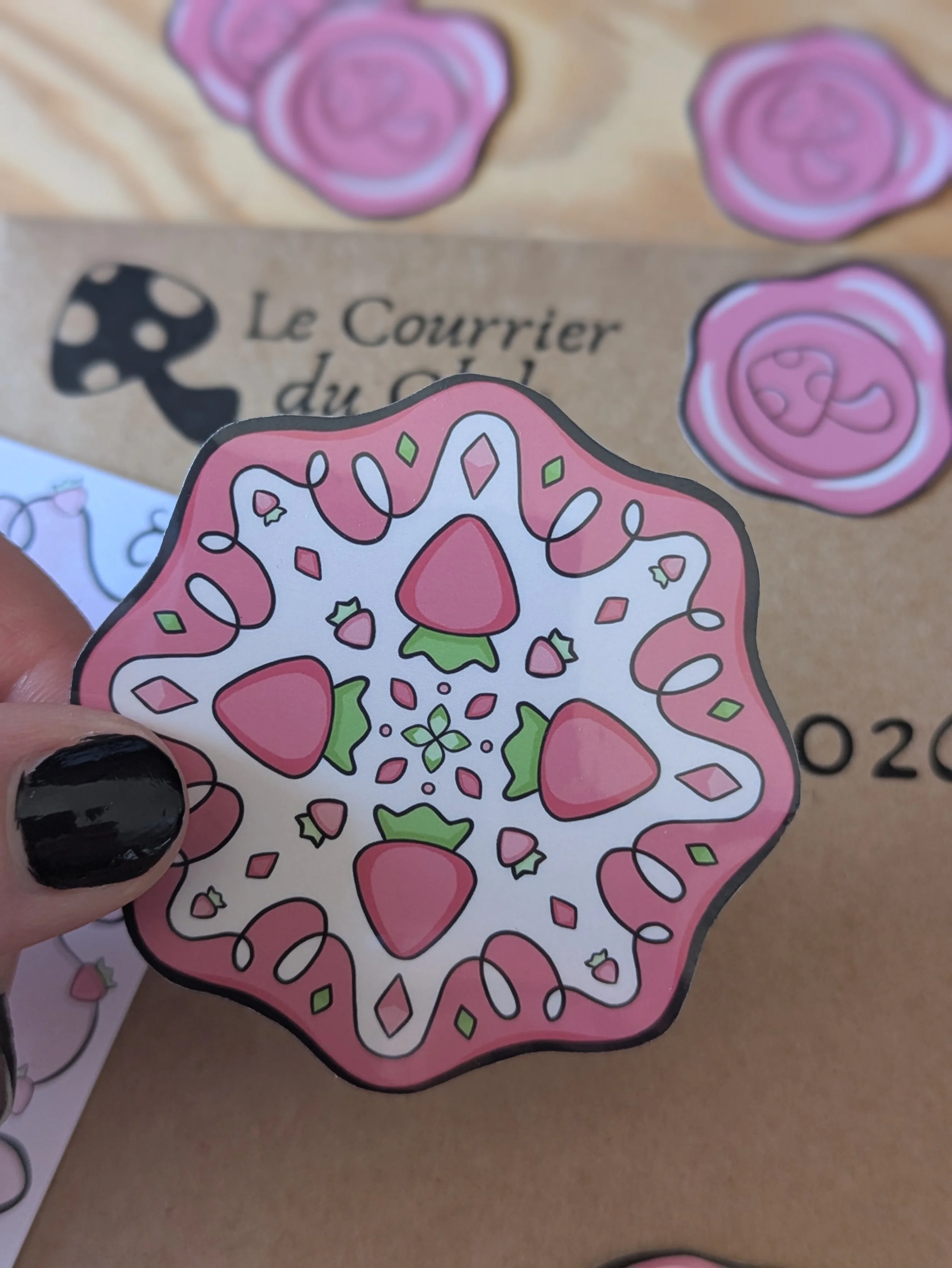 Autocollant Badge du Fraisier