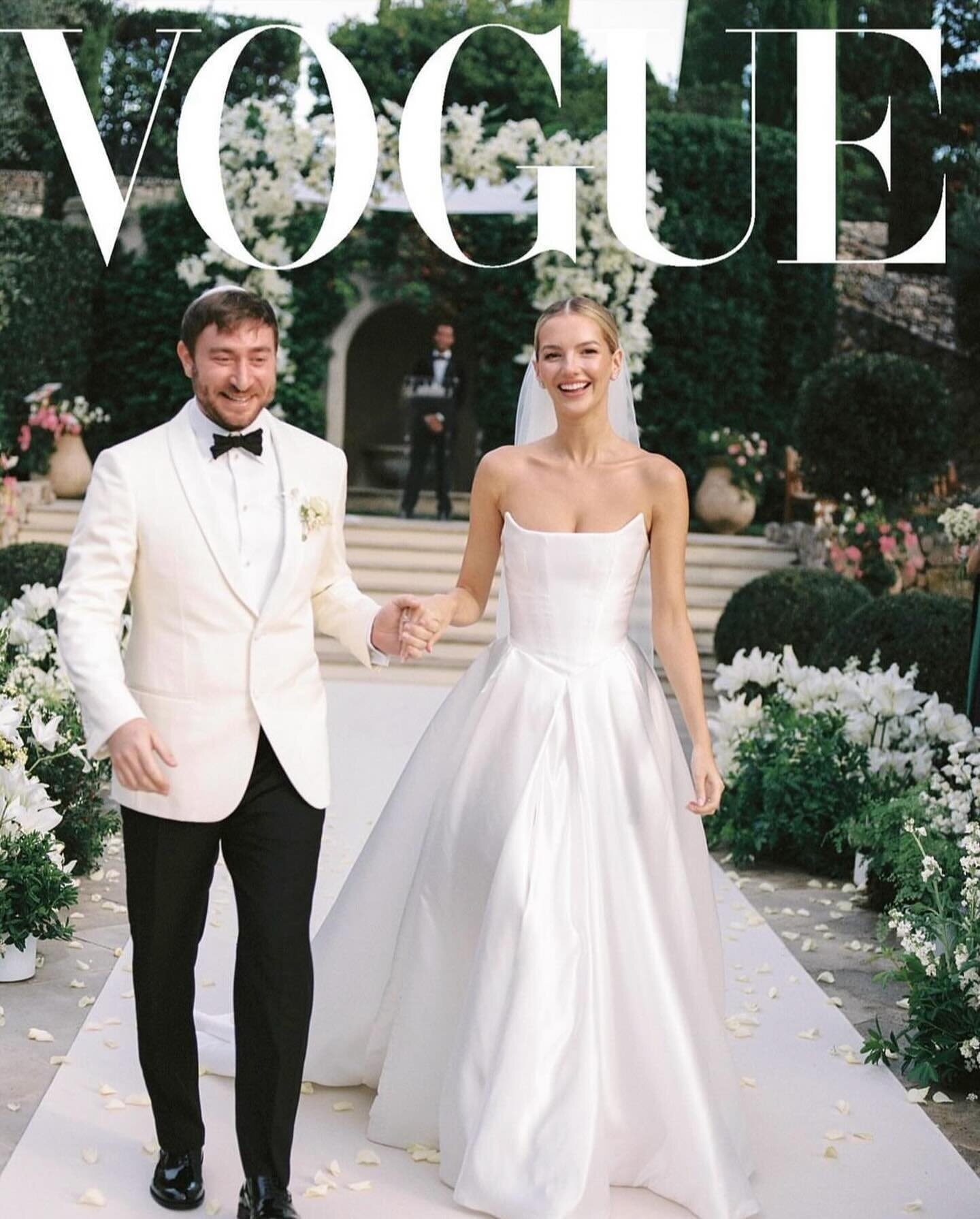 A+D&rsquo;s dream wedding has been featured on @vogueweddings !! Check out the full article for some serious French chateau wedding inspiration. 
Link in bio.

Planning &amp; Design: @whiteedenweddings 
Photography: @emiliewhitephotography 
Videograp