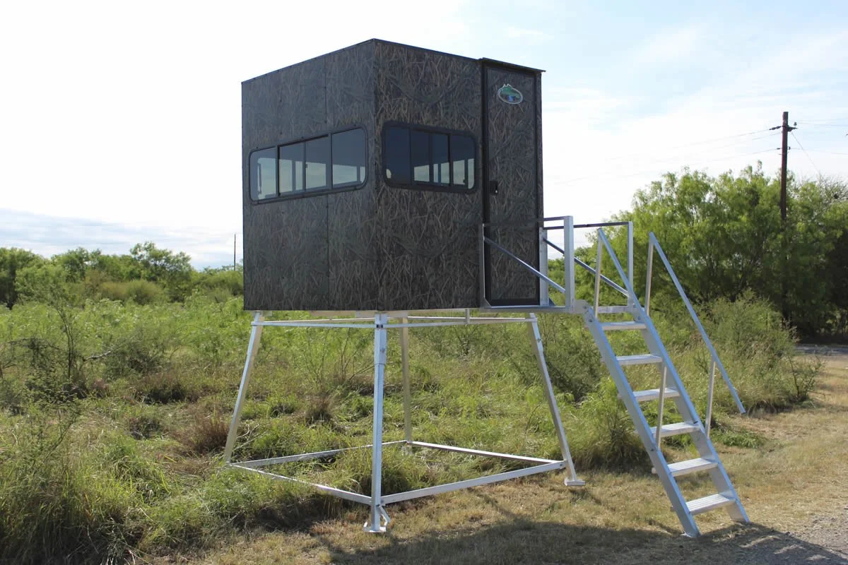 Hunting Blind Tower Stands Elevated Hunting Blinds Bitter Creek Blinds