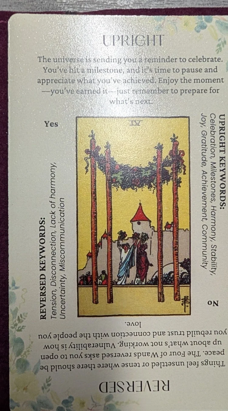 Four of Wands