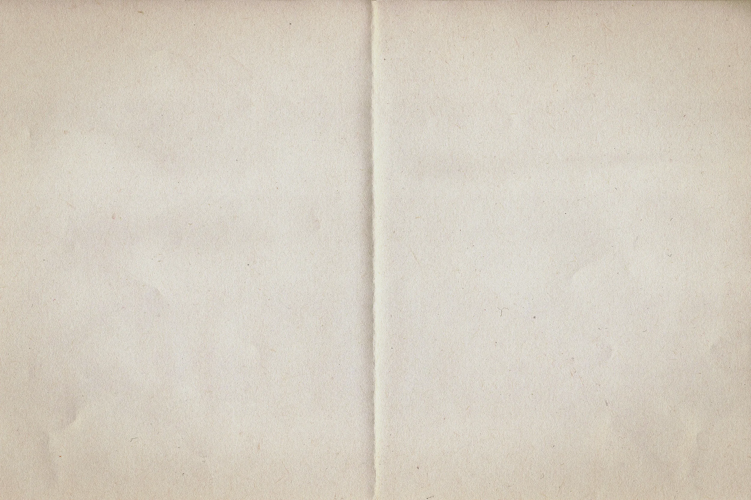 A blank, textured piece of paper with a fold down the middle.