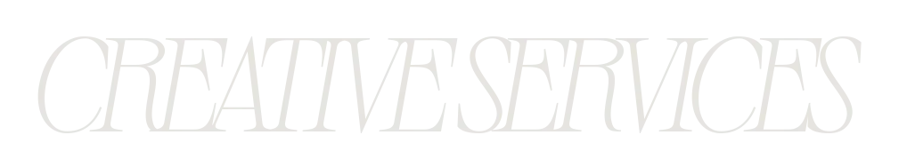 Creative services heading.