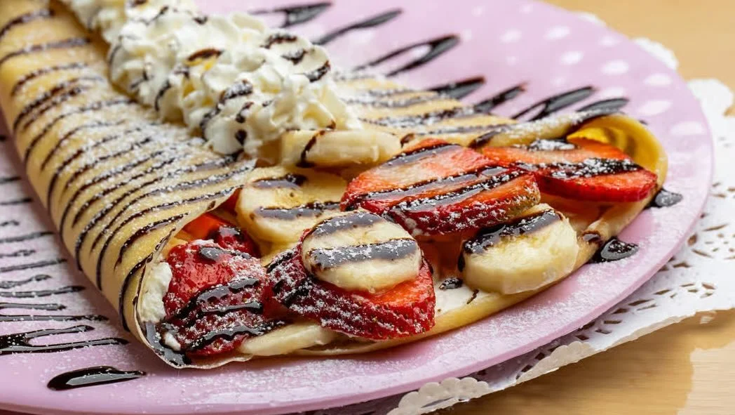 It&rsquo;s Thursday, you know what that means&hellip;it&rsquo;s crepe o clock! 😉🍓🍌🍫