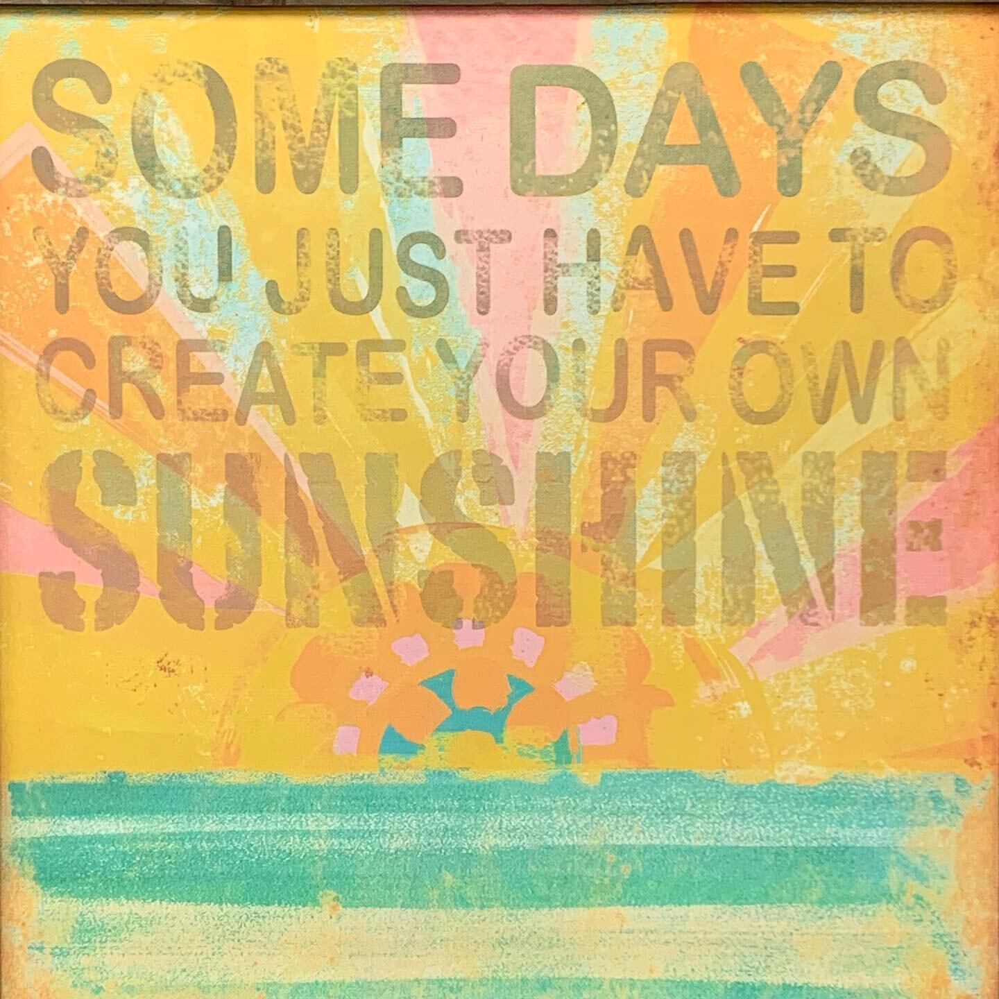 This sign hangs in my office and is a reminder that happiness ultimately comes from within us. We can decide what kind of day we&rsquo;re going to have. When it all feels like too much or too dark take a step back. Notice if you&rsquo;re focusing in 