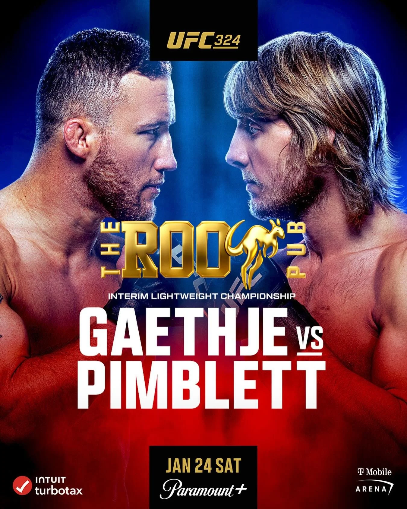 🥊🔥 UFC 324 THIS SATURDAY 🔥🥊
Gaethje vs. Pimblett &mdash; and there&rsquo;s only ONE place to watch it go down 👀💥

Catch ALL the action right here at The Roo Pub, your favorite sports bar 🍻
Big screens, cold drinks, loud crowd, and fight-night 