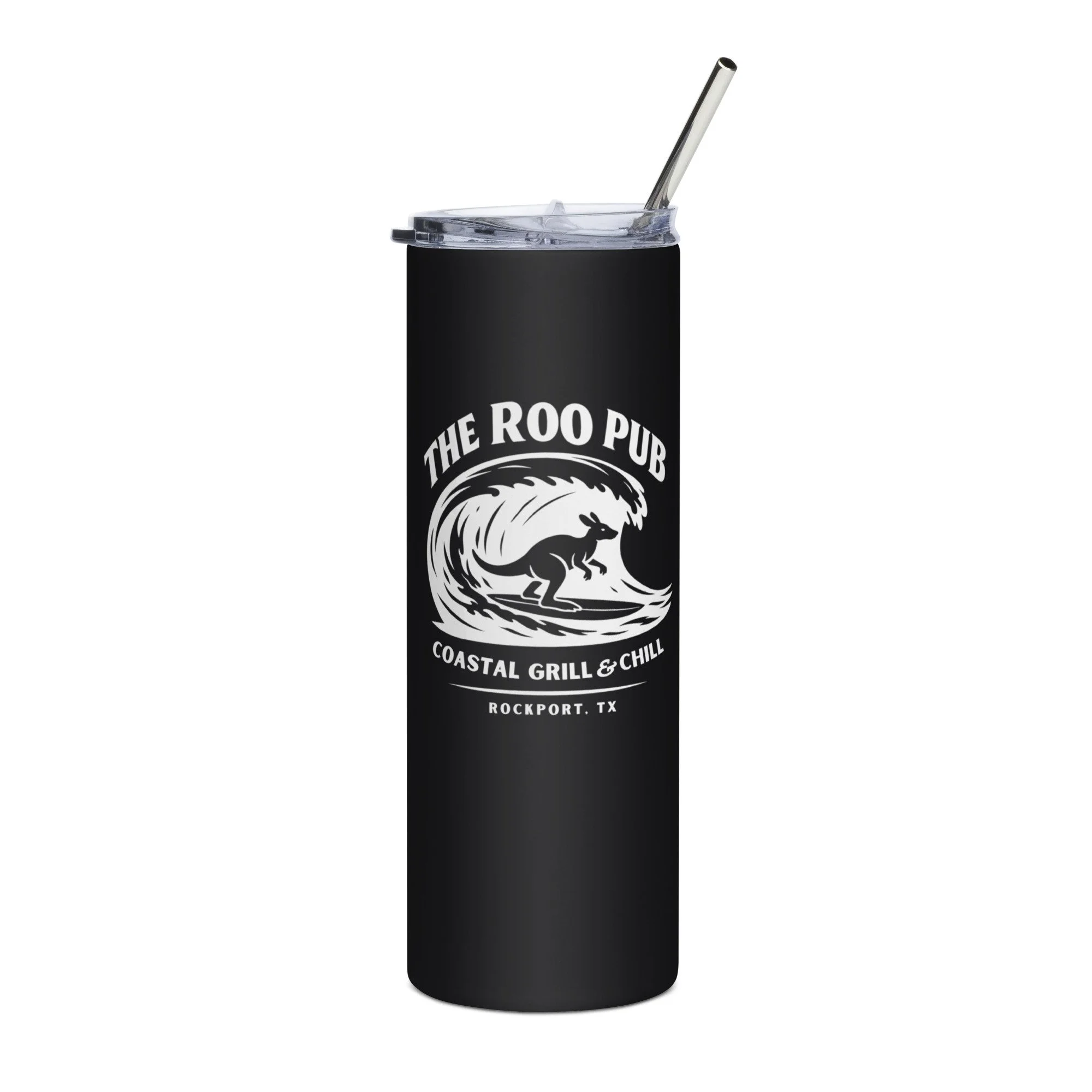 Roo Black Stainless Steel Tumbler