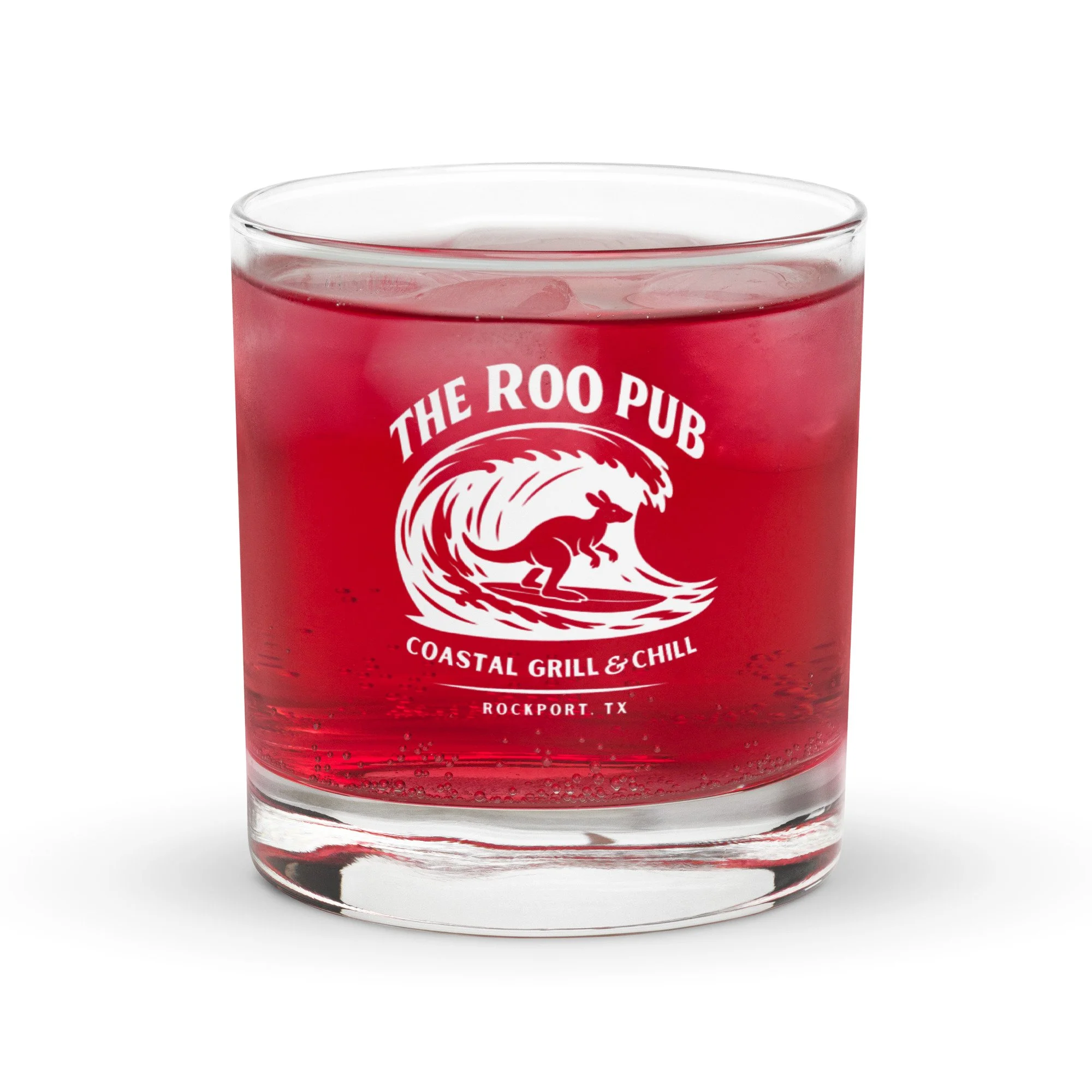 Roo Rocks Glass