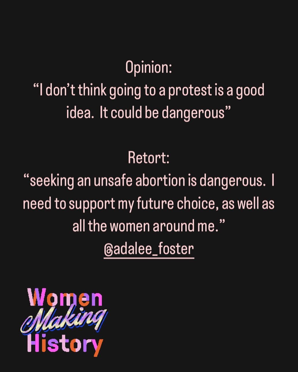 I was floored by my 14 year olds reply when a parent suggested she reconsider attending a protest in support of both women&rsquo;s  and fetal rights. &ldquo;Unsafe abortion should be illegal- not abortion in general&rdquo; she proclaimed, after this 