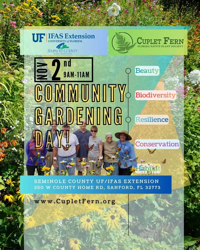 Native Plant Garden Workday: Dig In! Mon Nov 2, 2026, 9:00–11:00 AM