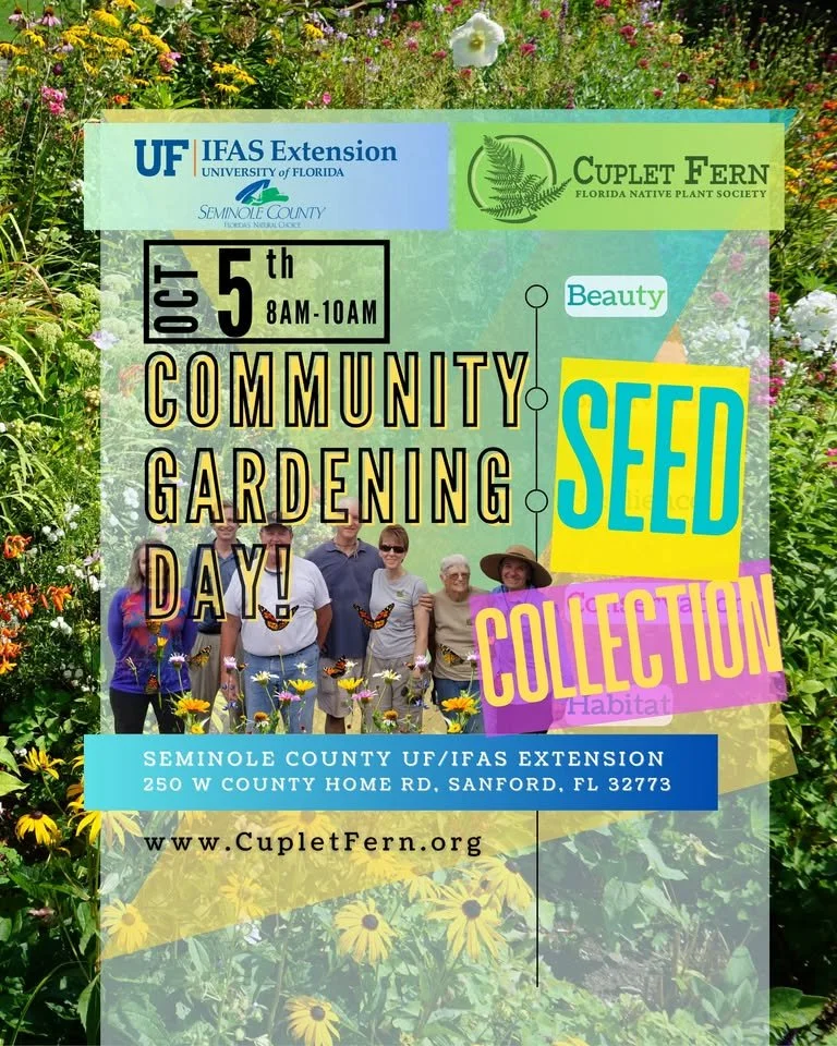 Native Plant Garden Workday: Dig In! — Mon Oct 5, 2026, 8:00–10:00 AM 