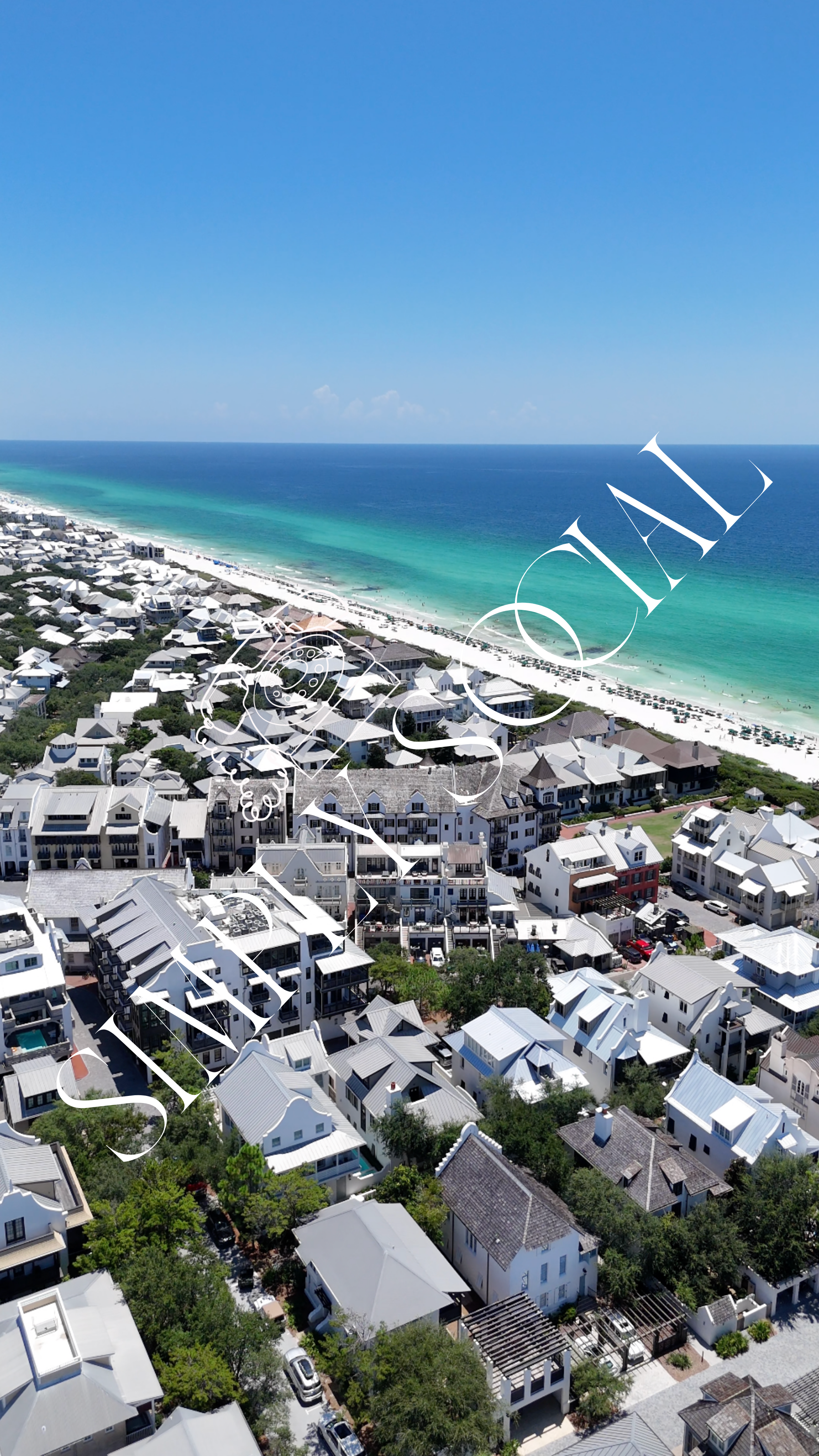 Rosemary Beach Overview Drone Video