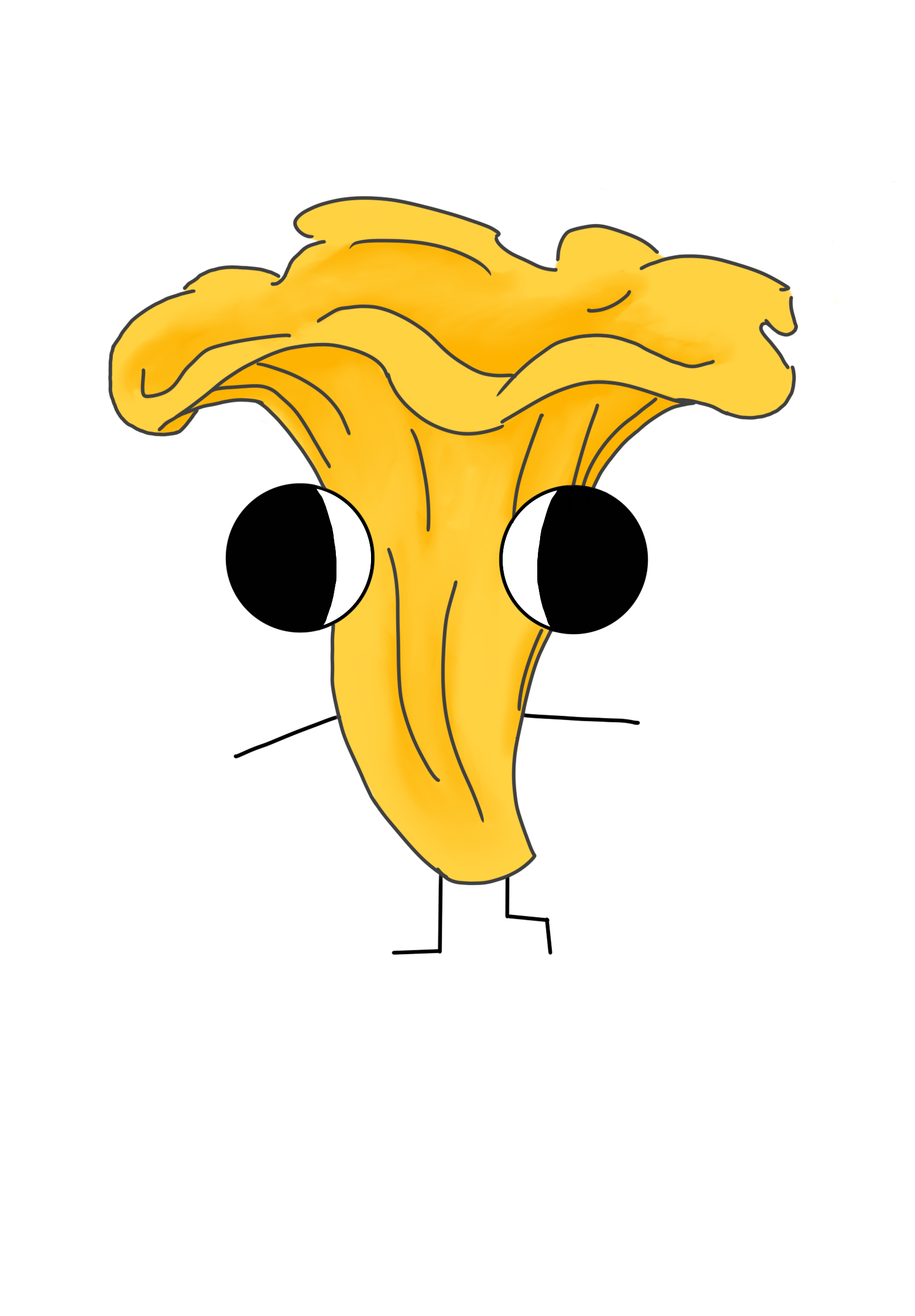Charming Chanterelle Vinyl Sticker