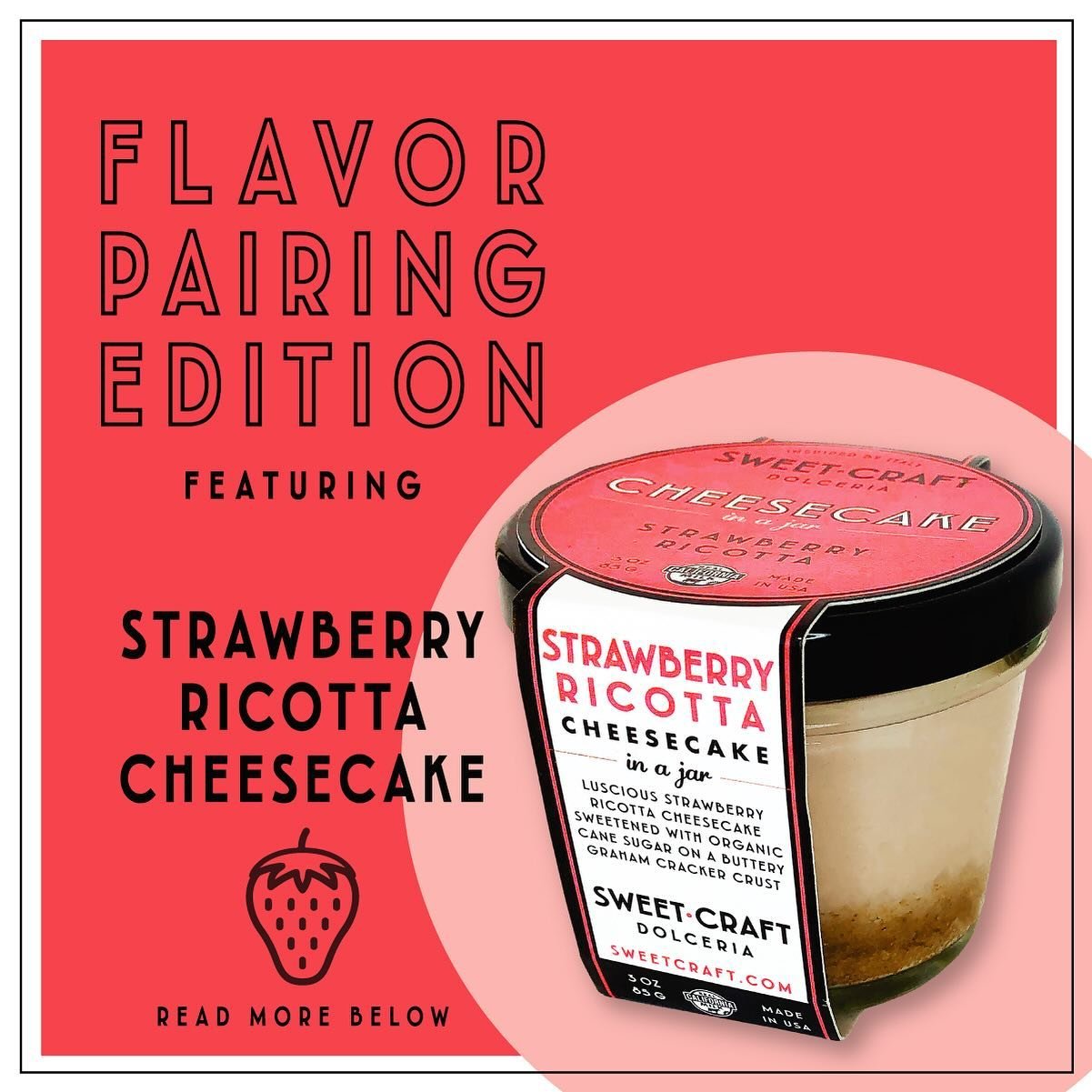 Flavor Pairing time featuring a sweet and sour combo 🍓🍋 Evoking summer year round with our fruity Strawberry Ricotta Cheesecake and sipping chilled bright lemonade for the full easygoing vibe, is a favorite when summoning all the sunny days ☀️

Pro