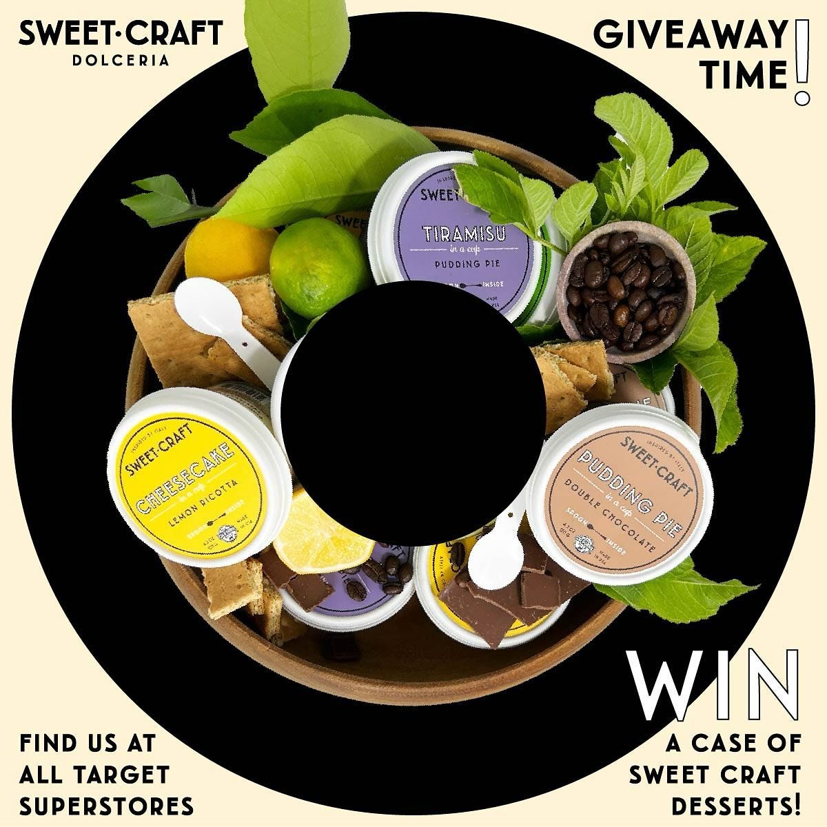 Sweet Craft Giveaway time! To celebrate our new Cups at Target Superstores Nationwide, we&rsquo;re giving away a case of them! We&rsquo;re thrilled to launch our new desserts and we&rsquo;d love to know what you think &mdash; so share your thoughts f