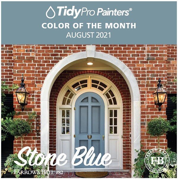 August's Color of the Month: Stone Blue! A light blue with a hint of gray that will give an inevitable splash of color.
.
.
.
#TidyProPainters #housepainters #housepainting #exteriorpainting #interiorpainting #paintingcontractor #paintlife #residenti