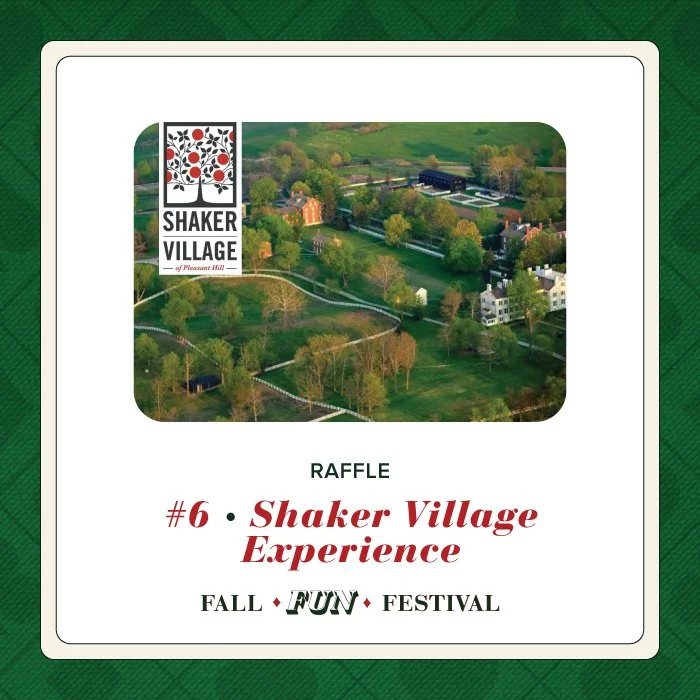 #6 • SHAKER VILLAGE EXPERIENCE Raffle Chance
