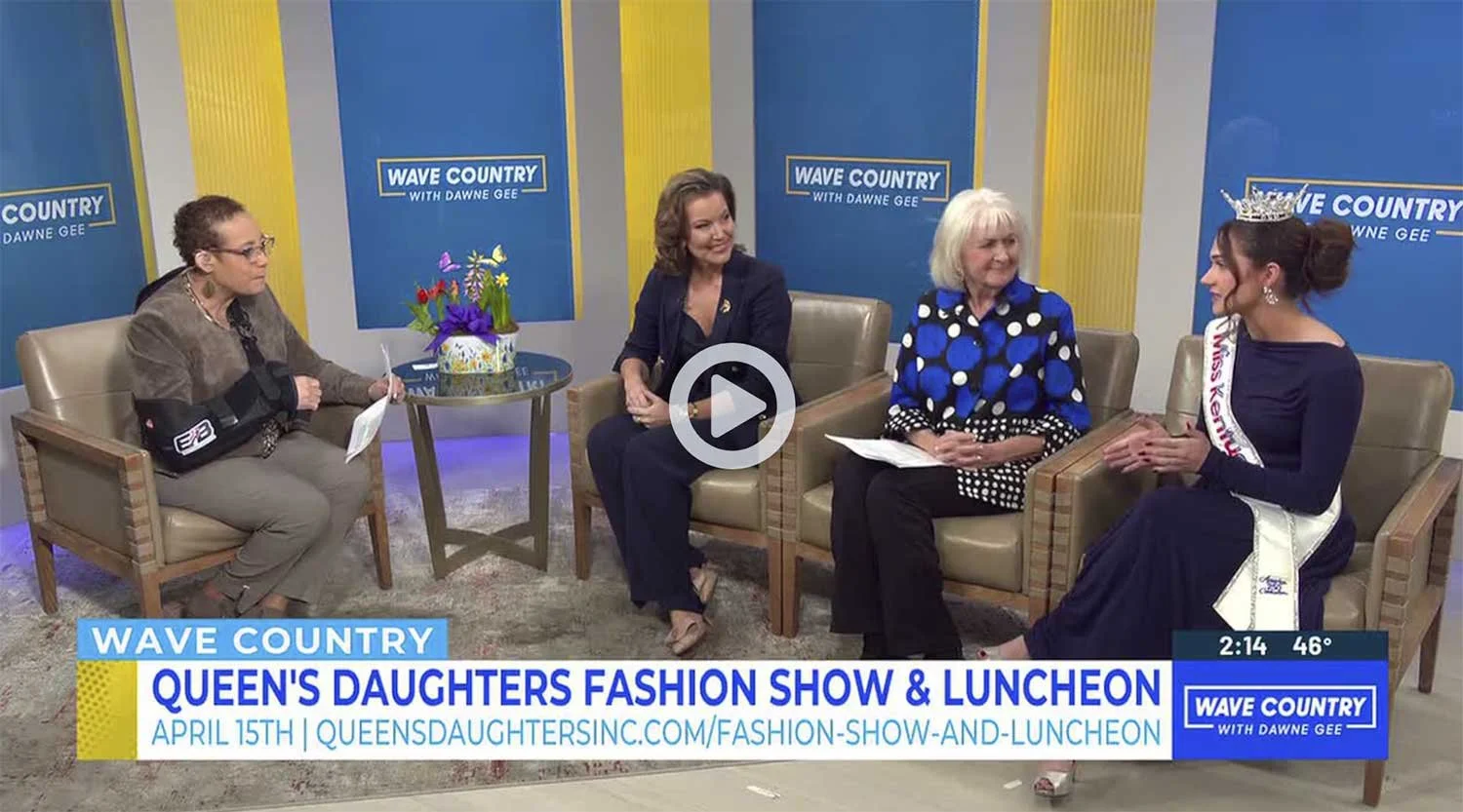 Queen’s Daughters Promote Fashion Show on WAVE