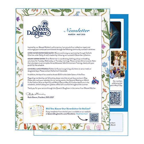 Queen's Daughters March - May 2026 Newsletter