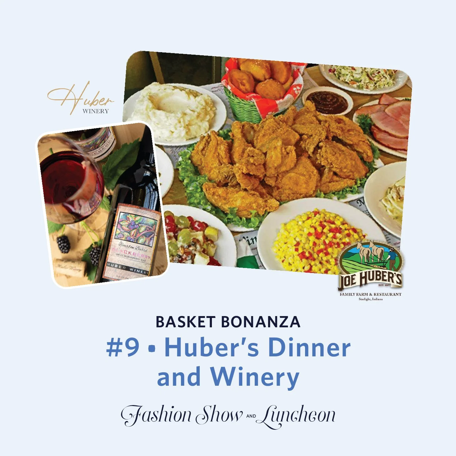 #9 • [Huber's Dinner and Winery] Basket Bonanza Chance