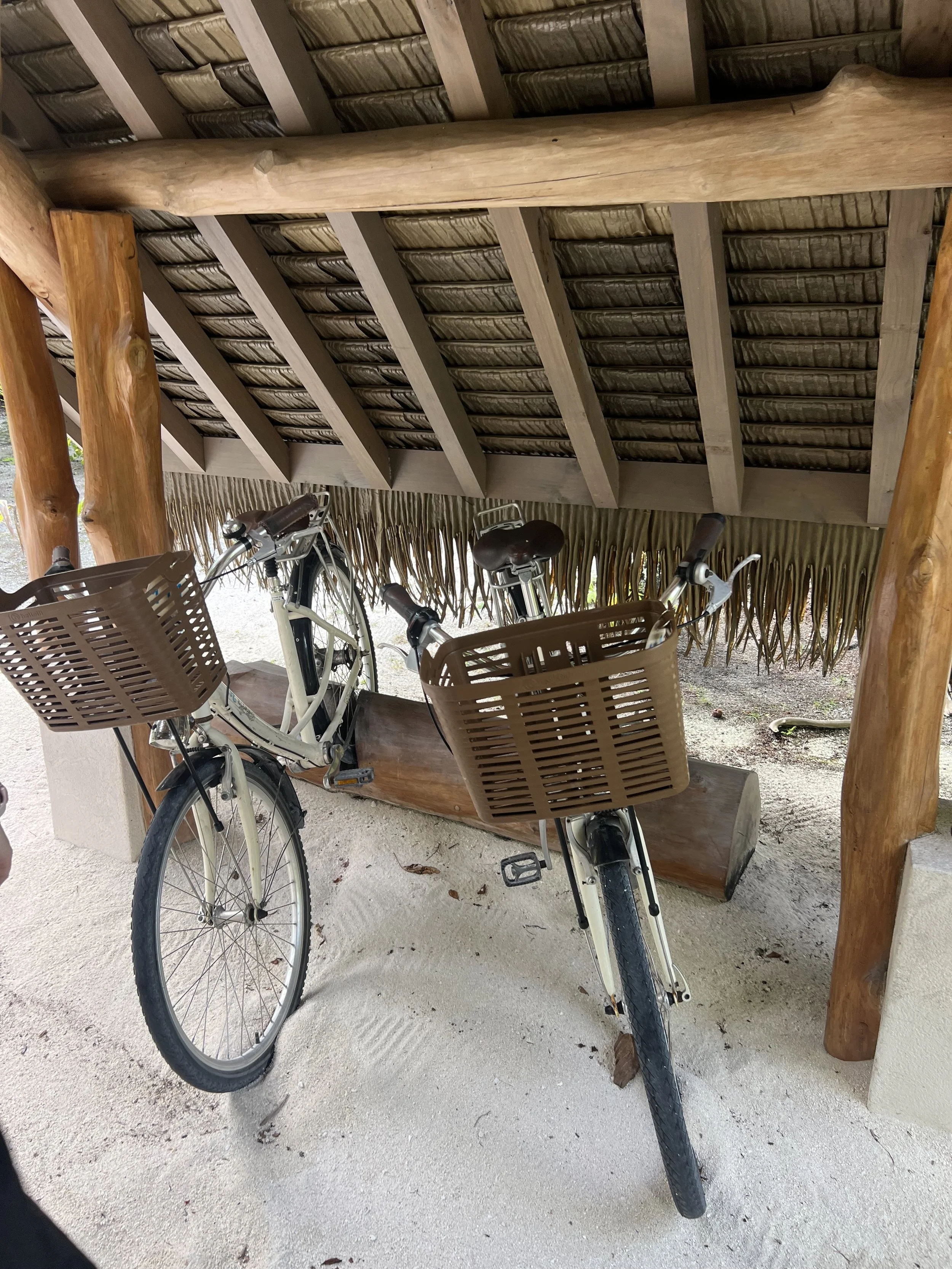 Bicycles at The Brando, Tetiaroa