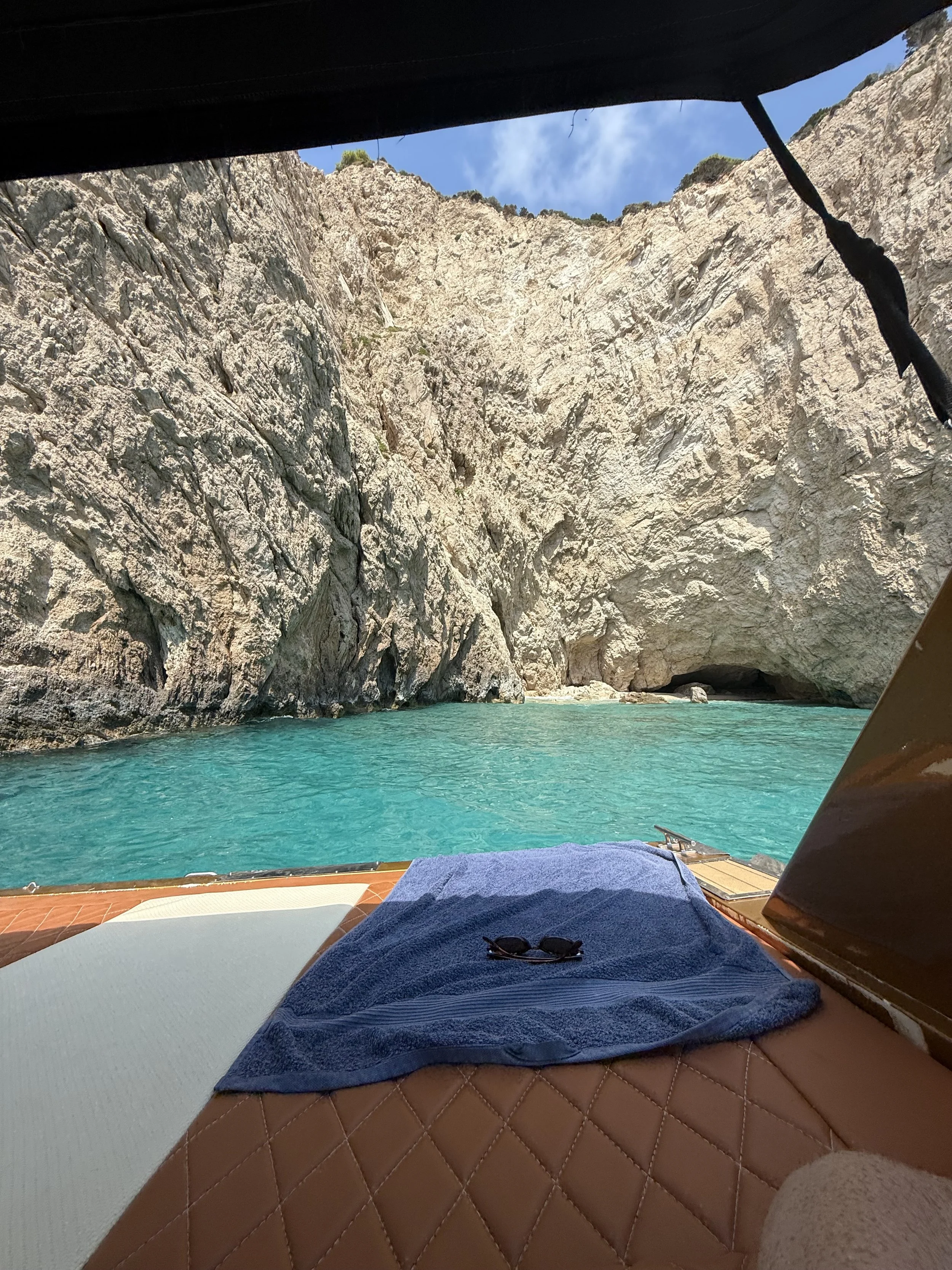 Hidden Cove Near Zakynthos Coastline