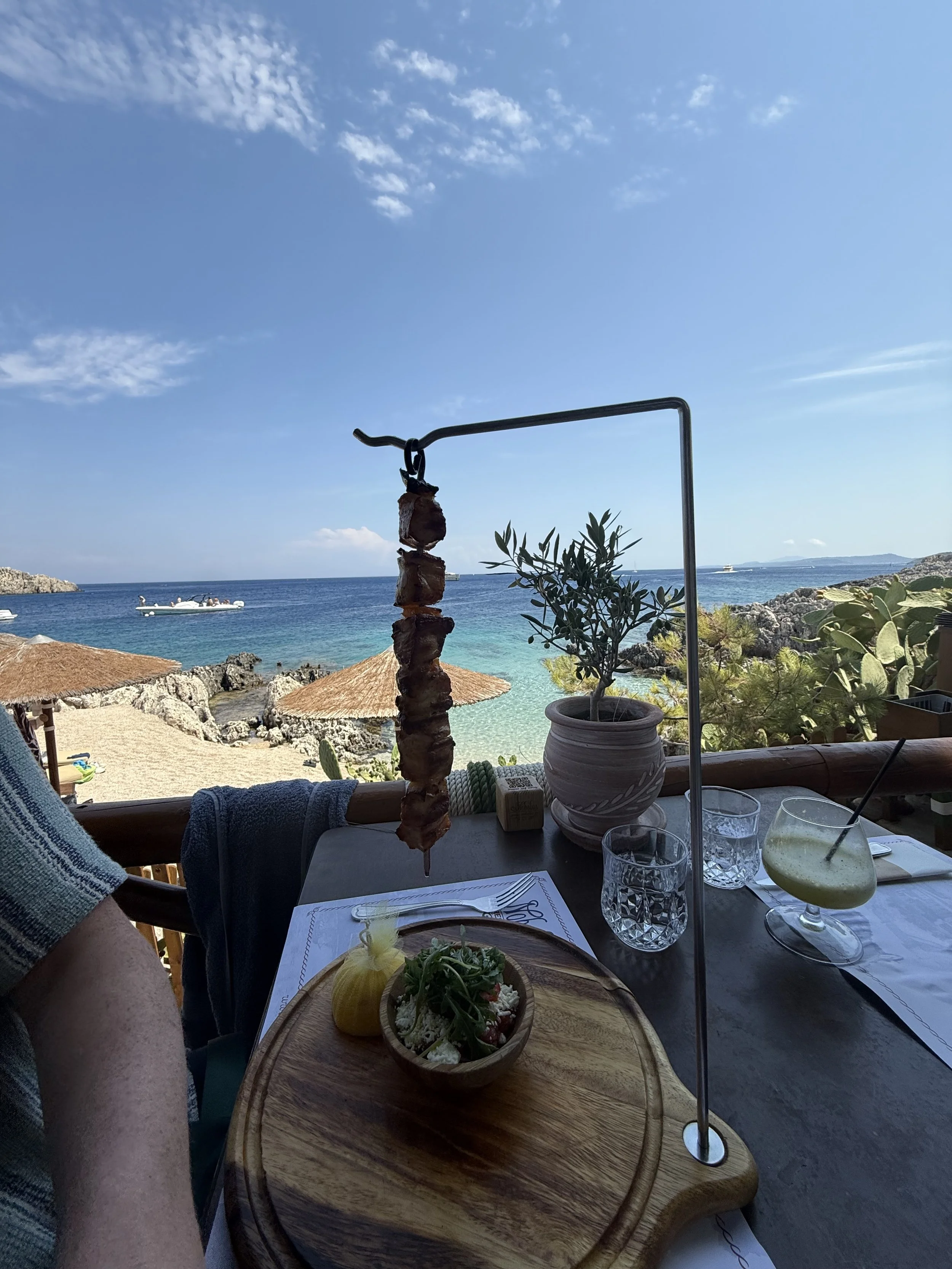 Stop for Lunch during Boat Charter Day