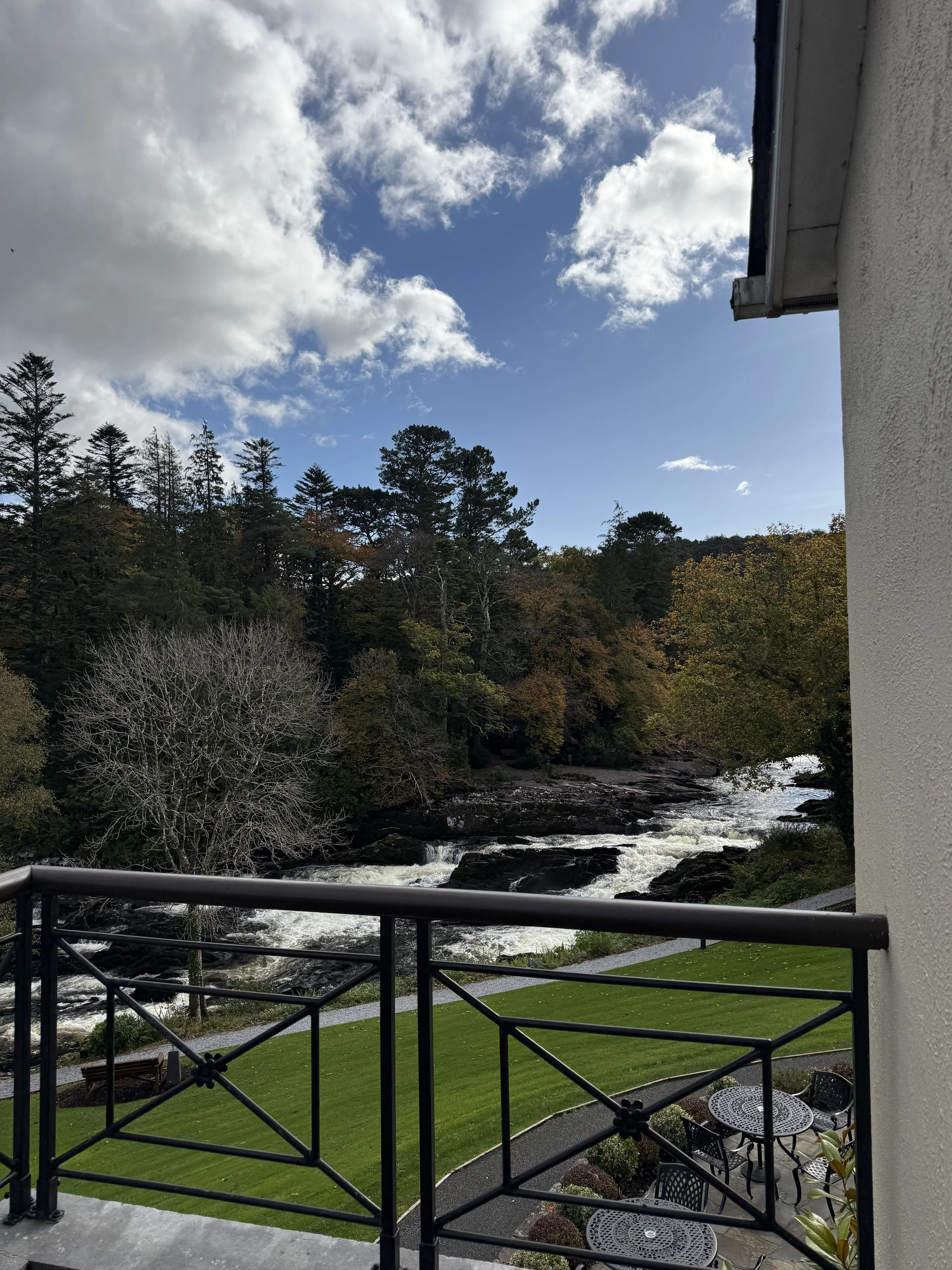 Suite Balcony at Sheen Falls Lodge