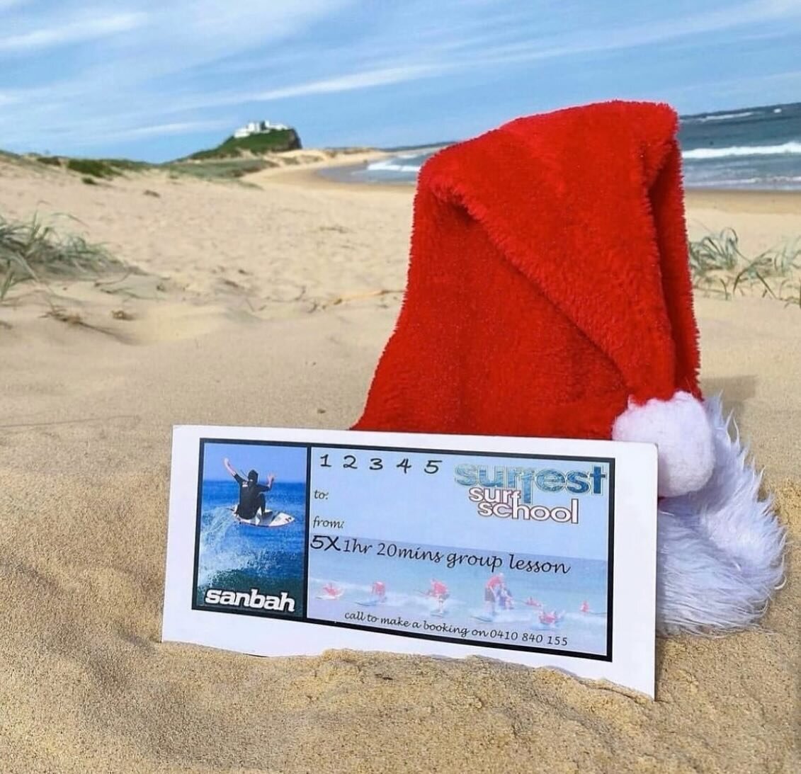 LOOKING FOR CHRISTMAS GIFTS??? Look no more!!! 🎅🏻 

Head into @sanbah_surf in The Junction to pick up a surf lesson voucher for your friends and family today! 

OR

Go on our website to purchase an online voucher!!

Group and private lessons run ou