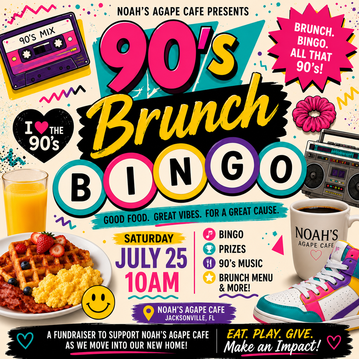90’s Xtreme Music Bingo Brunch