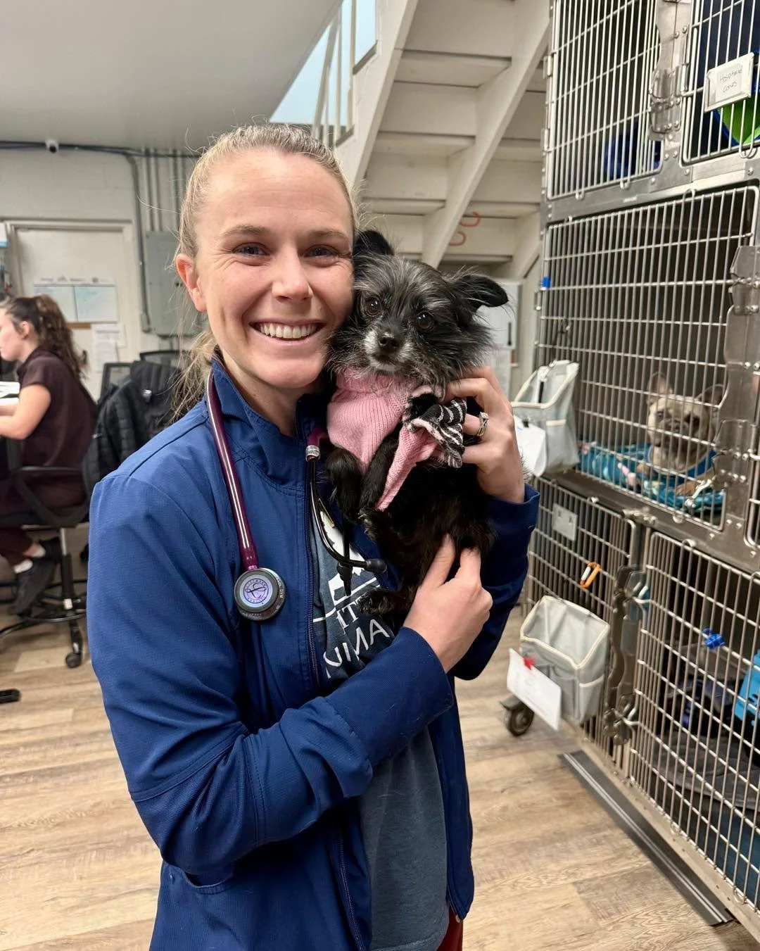 Just a little Molly B + Dr. Eads moment ✨