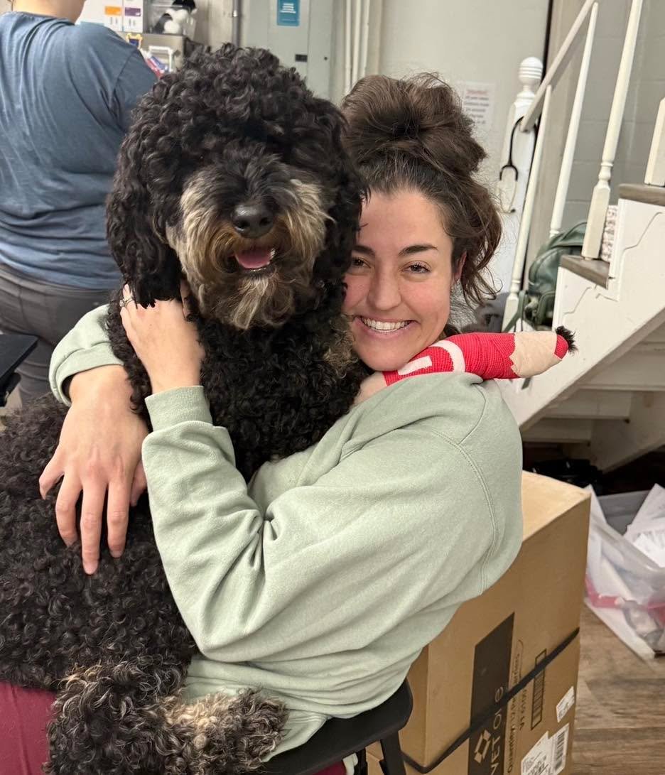 When &ldquo;hands-on exam&rdquo; turns into &ldquo;hold me instead.&rdquo; 🐾 🖤