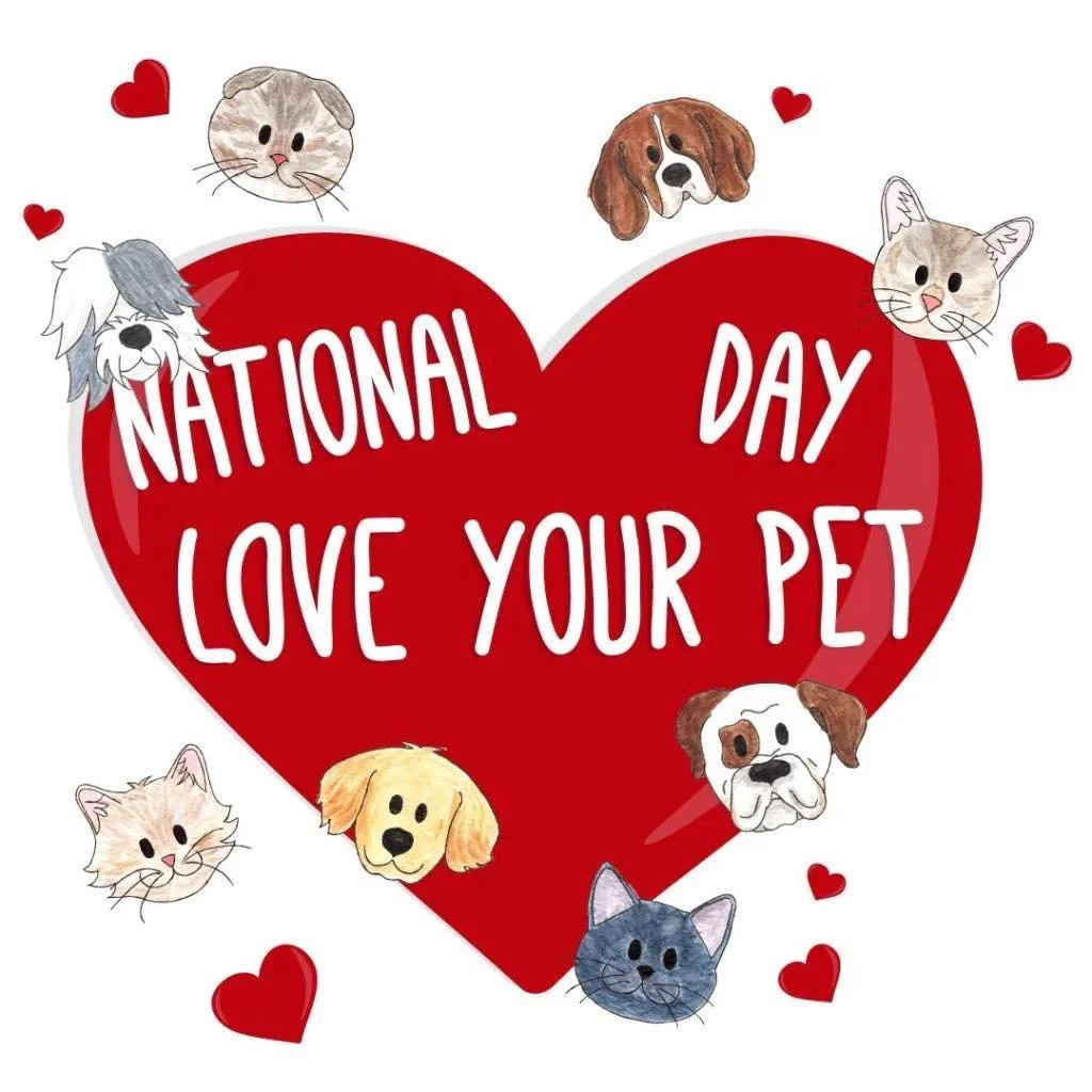 It&rsquo;s National Love your pet day! Be sure to give them some extra attention + treats today! 🐾 

Help us celebrate by sharing one of your favorite pictures of your loved one(s) below!