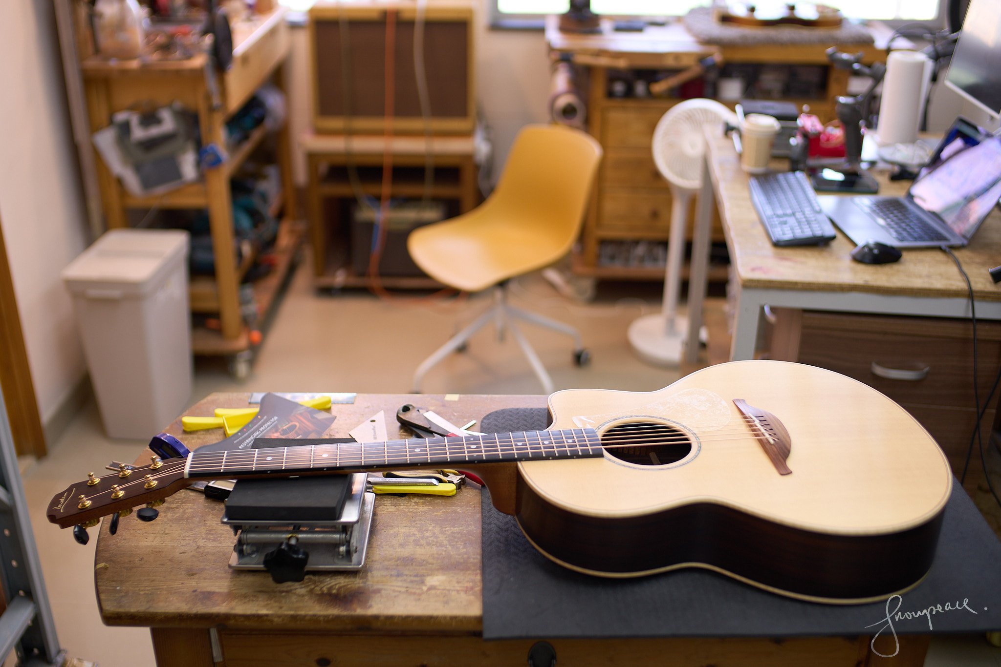 #897 結他維修隨筆：【 新 Lowden 第一站：Advanced Setup 】