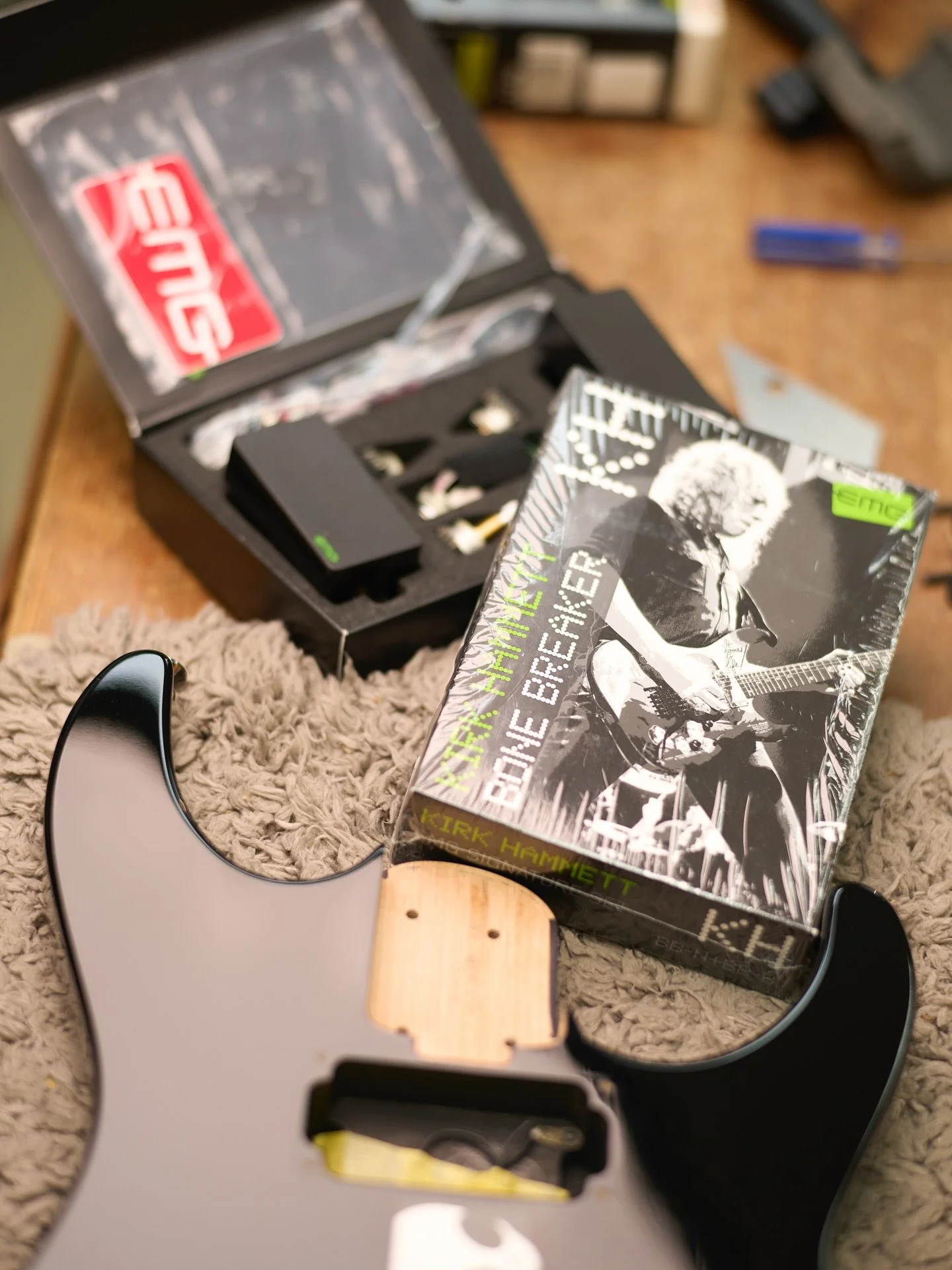 ESP 結他升級 EMG Kirk Hammett Bone Breaker 拾音器 – ESP guitar EMG Bone Breaker pickup upgrade at Snowpeace Guitars