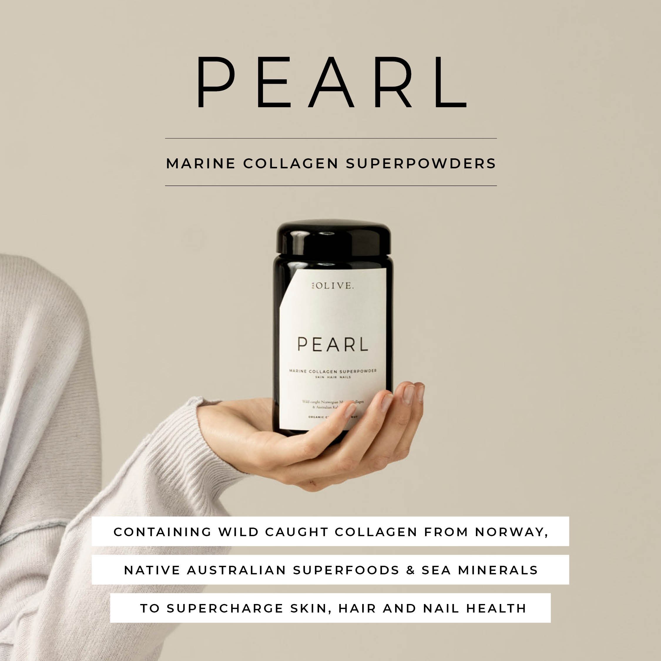 PEARL BY PAR OLIVE  Pearl Marine Collagen Superpowder (Japanese