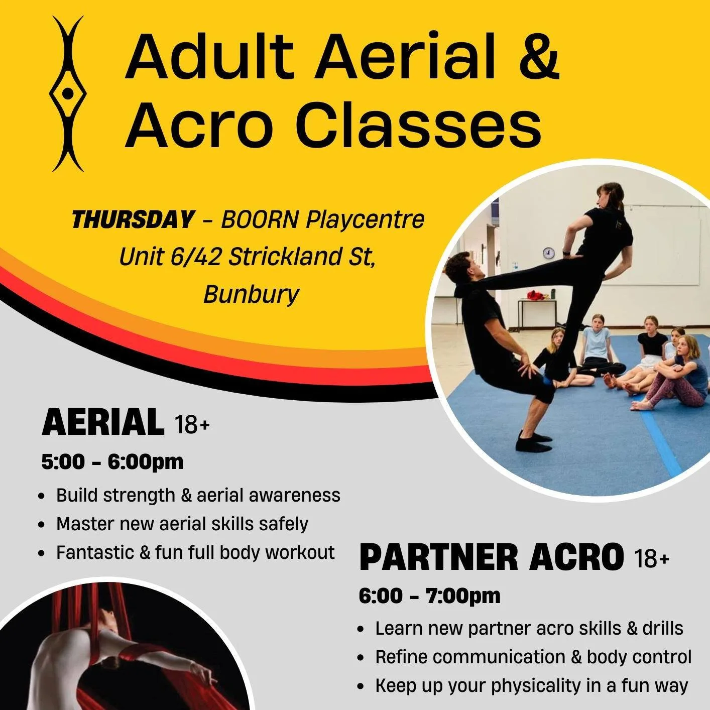 Basic Aerial Course Training β Head Over Heels