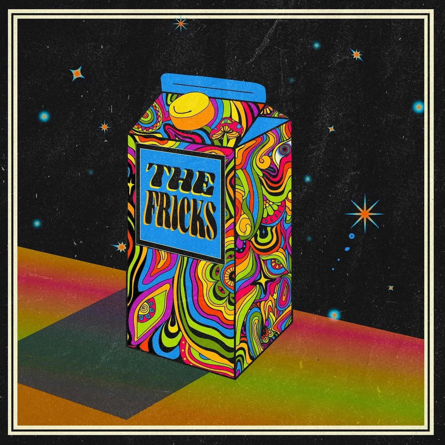 EP artwork for @the.fricks.band ✨👽🛸
