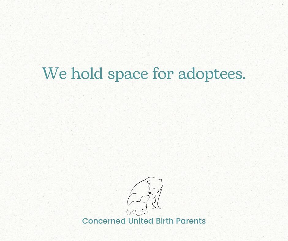 For their experiences.
For their feelings.
For their peace. 
For their hopes.
For their healing.
For everything in between.
We hold space for adoptees.

#cub #motherstoadoptionloss #adoptionloss #adoptees #birthmoms #birthparents #healing