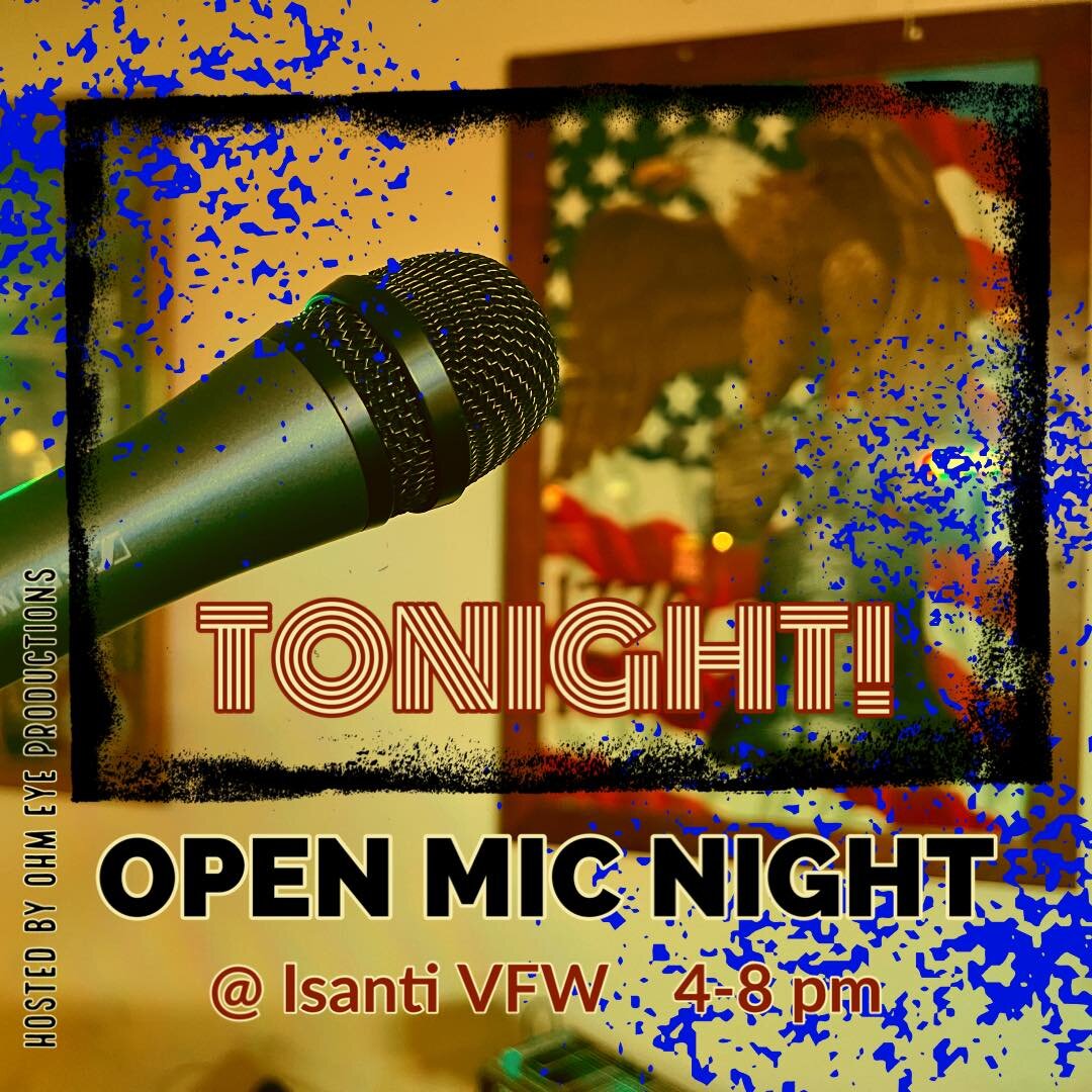 It&rsquo;s the first Sunday of the month so you know where we&rsquo;ll be!! Come out to the Isanti VFW POST 2735 TODAY to enjoy our favorite locals sharing their talents and maybe even take the stage yourself! All are welcome!!

#localartists #localm