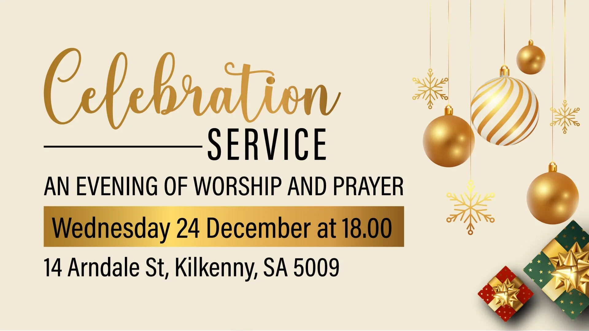 Celebration Service on the Eve of Christmas