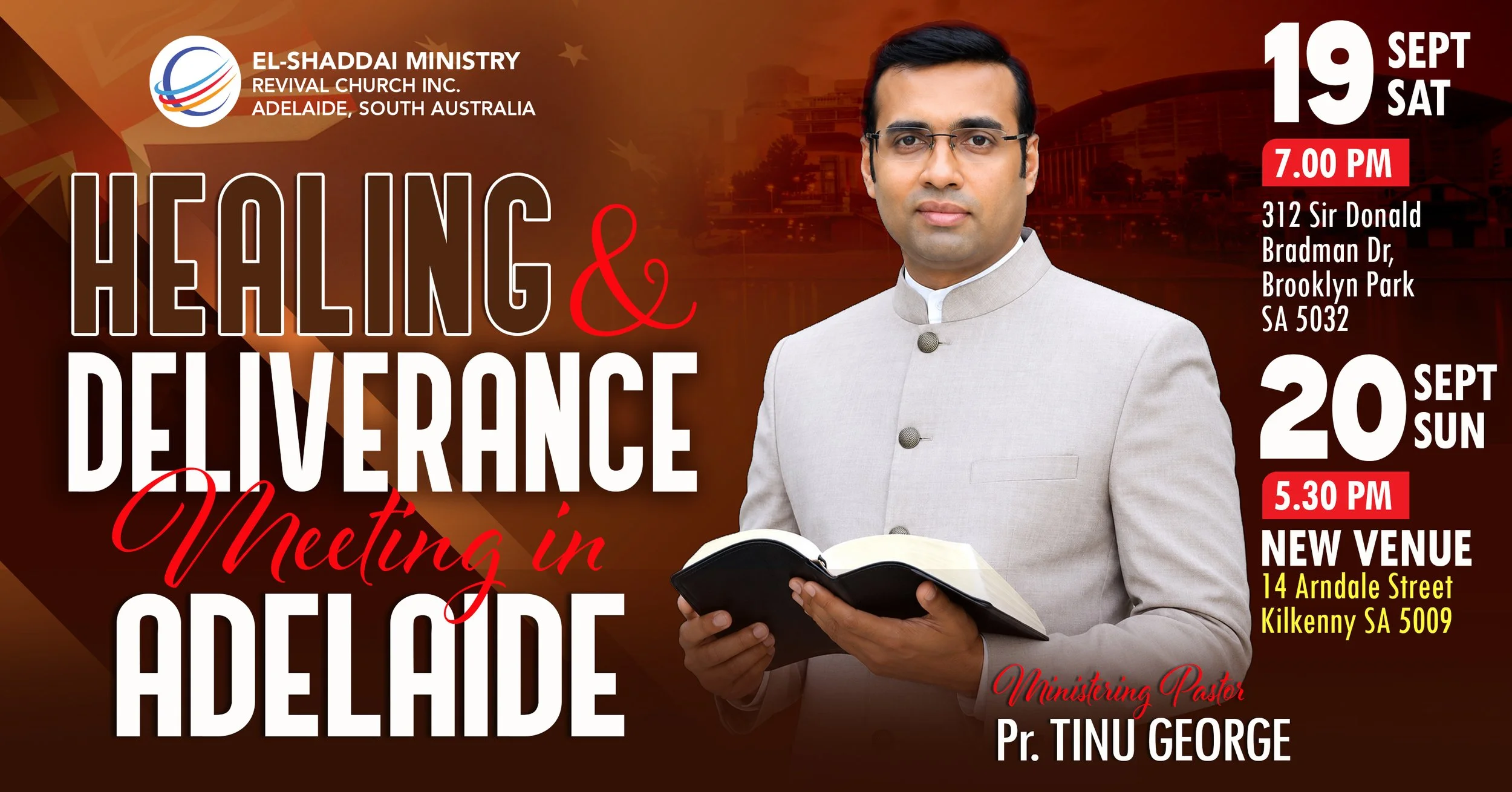 Healing &amp; Deliverance Meetings with Pr. Tinu George