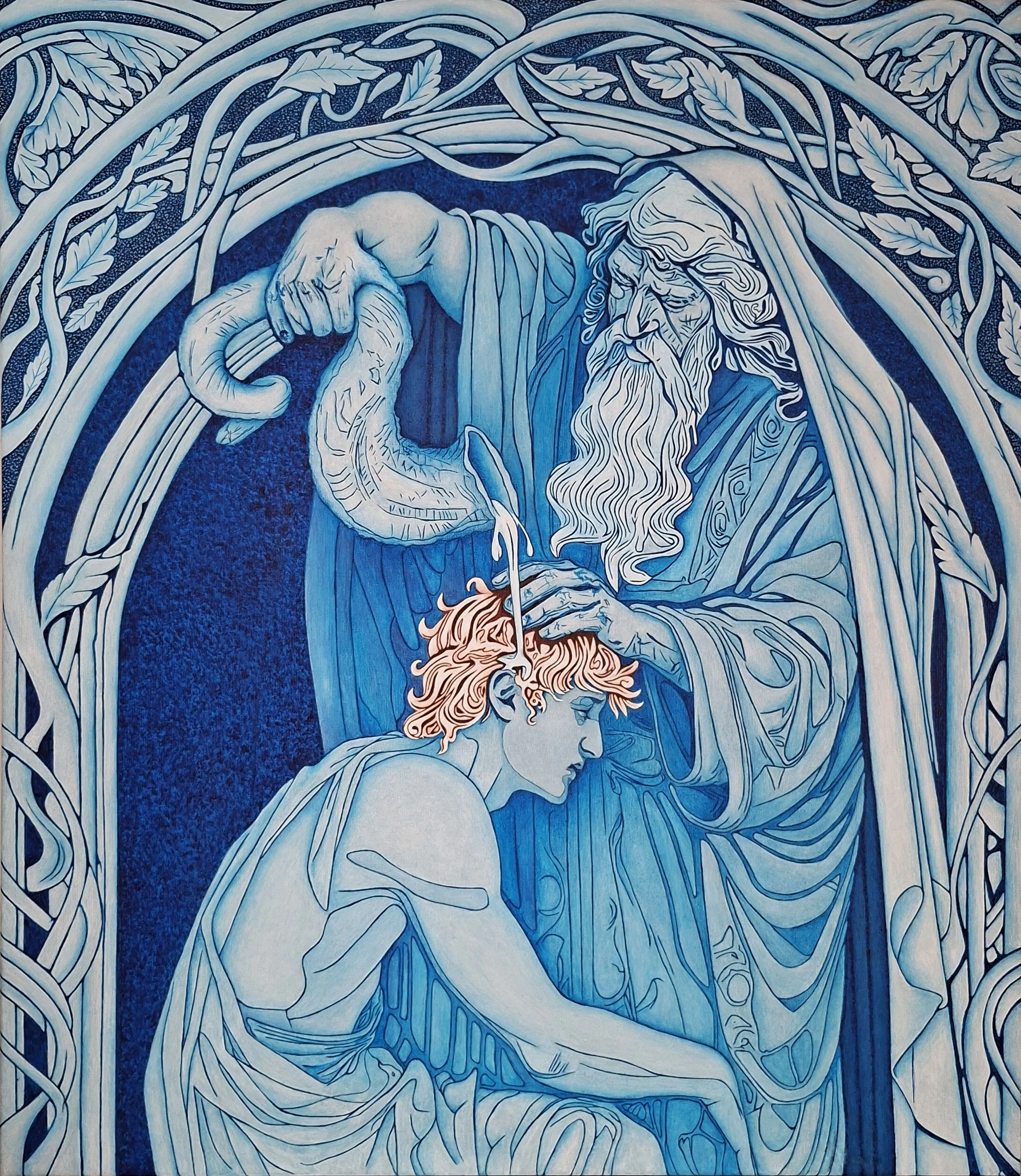 Acrylic on canvas 65 × 75 cm