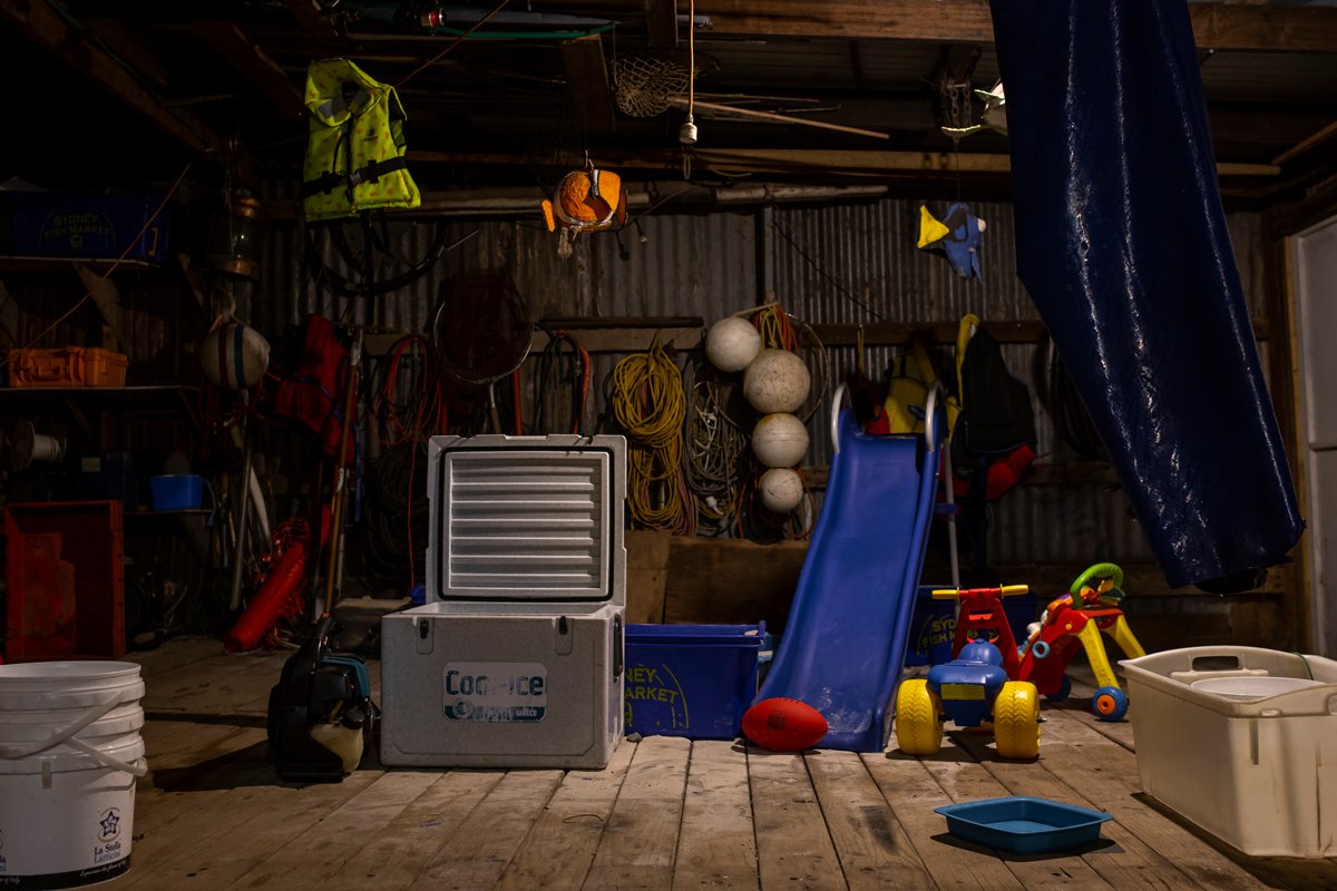The Fish Shed. Visualising Maritime Melbourne Series: The Victorian Fisheries industry from boat to plate Project. Image by Photographer Daniel Walton Project Creator Valentina Bydanova