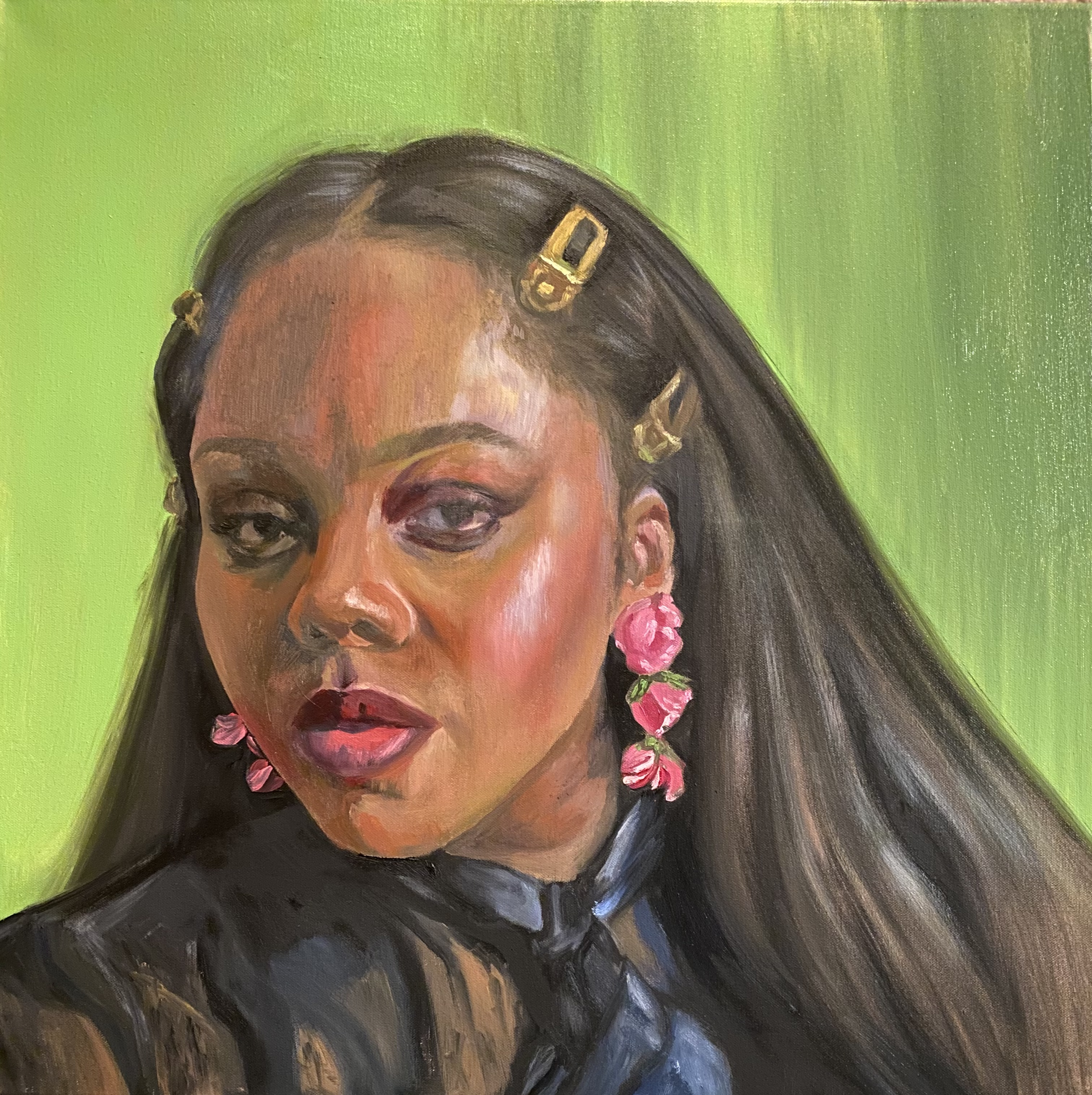 Moi |
Oil on canvas, 24 x 24 in,
2021
