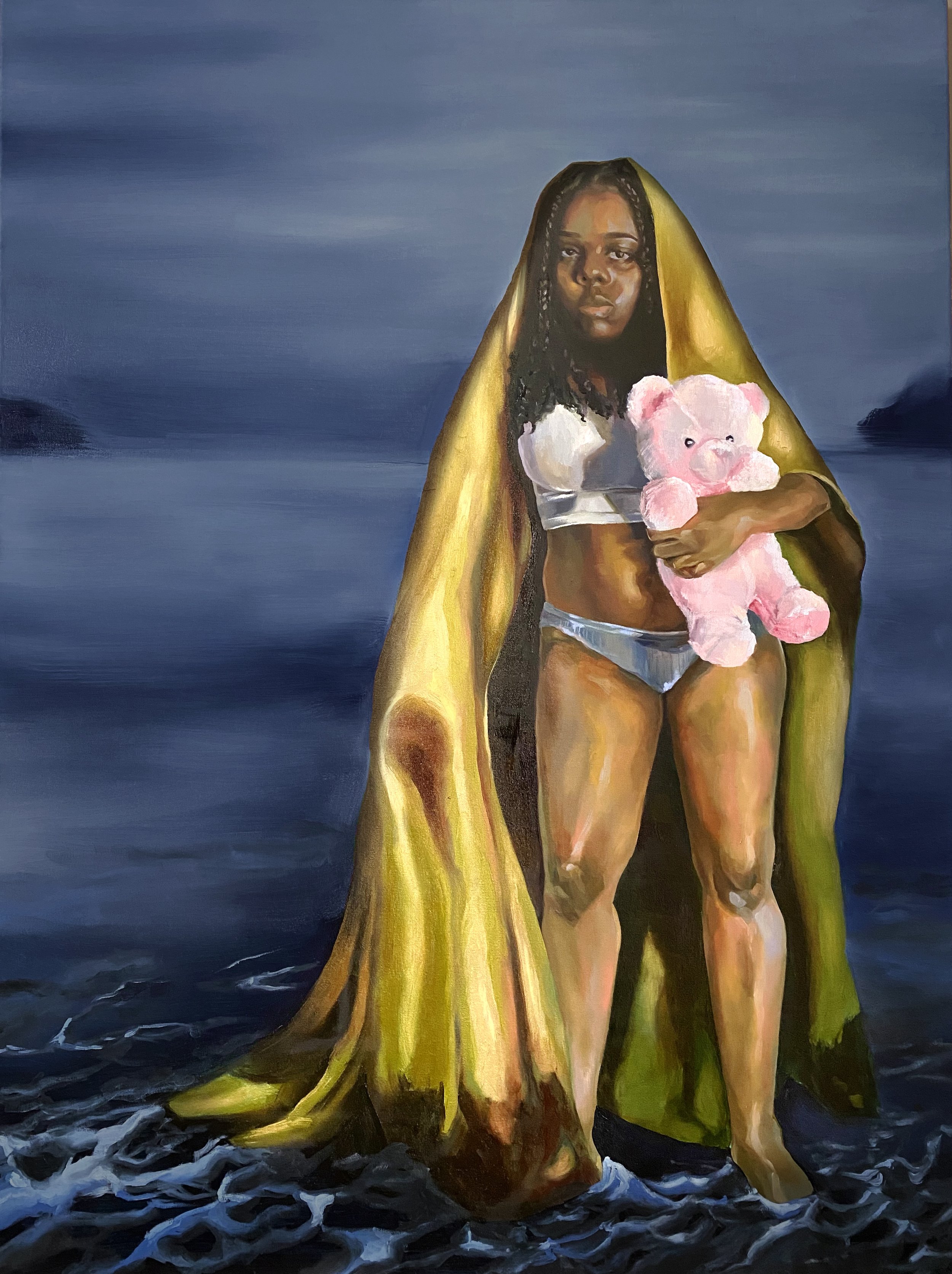 The bearer | Oil on canvas,  48 x 36 in, 2022