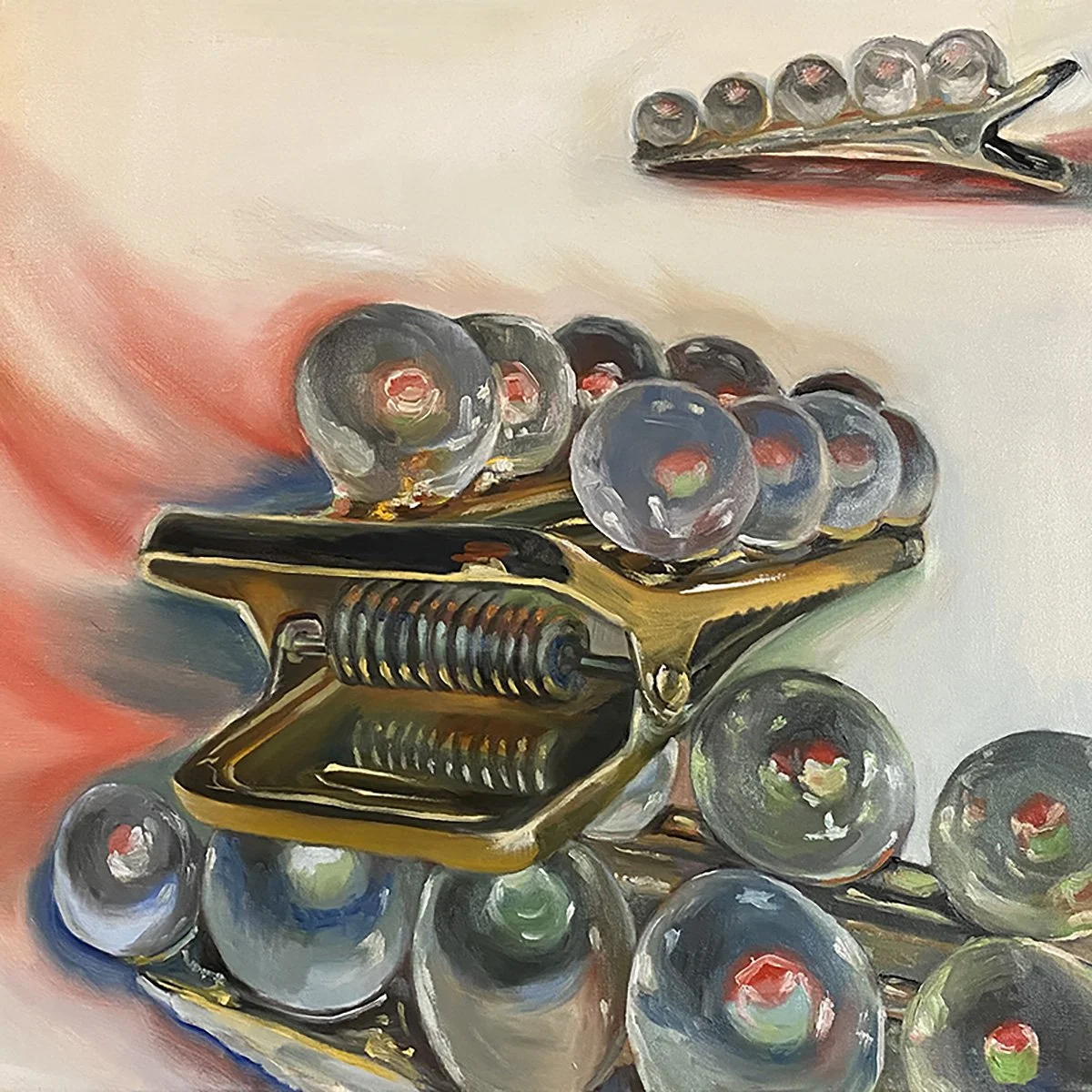 Enlarged Femininity |
Oil on Canvas, 24  x 24 in,
2021
