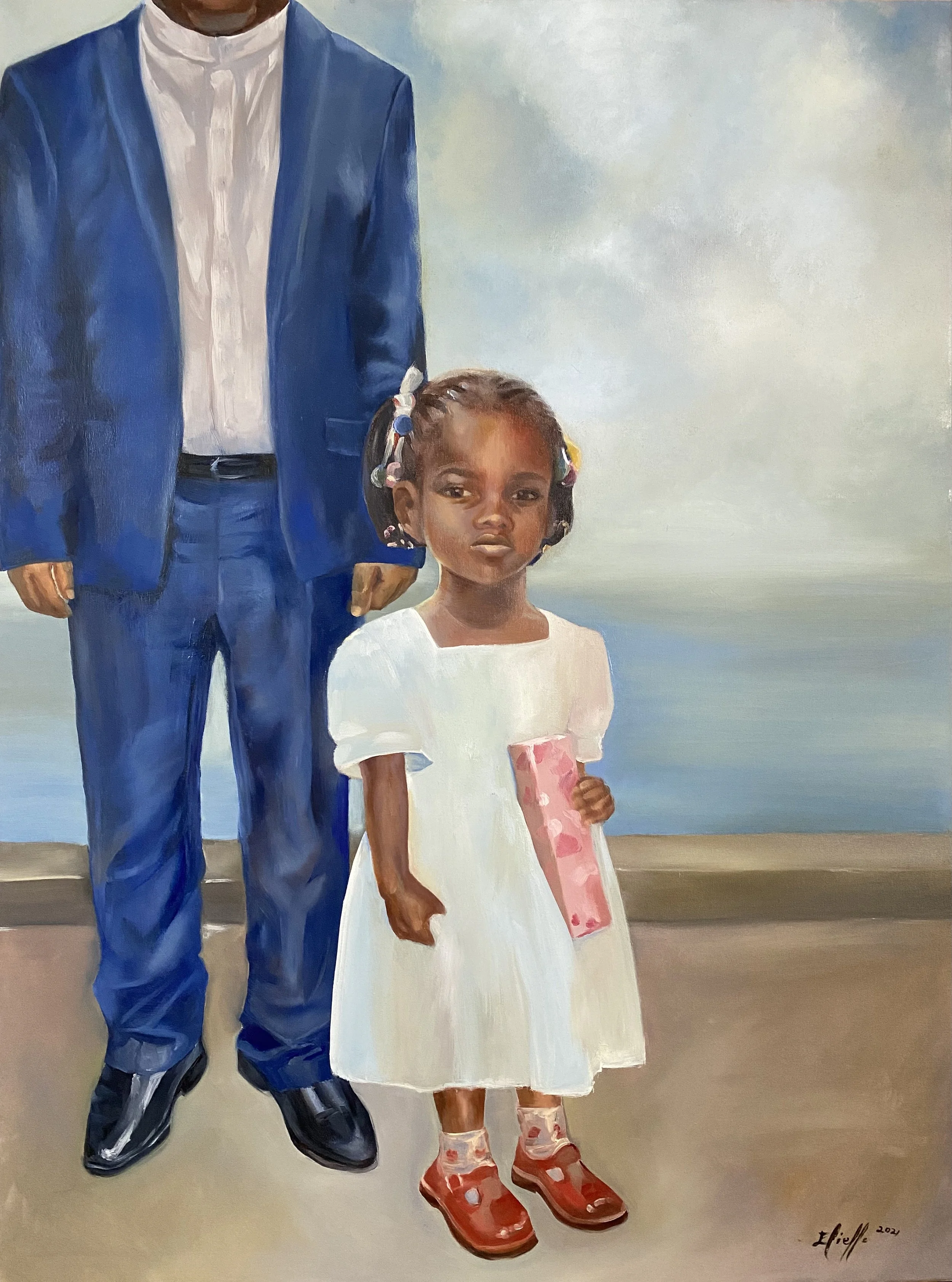 Daughter of Man | Oil on canvas, 48 x 36 in, 2022