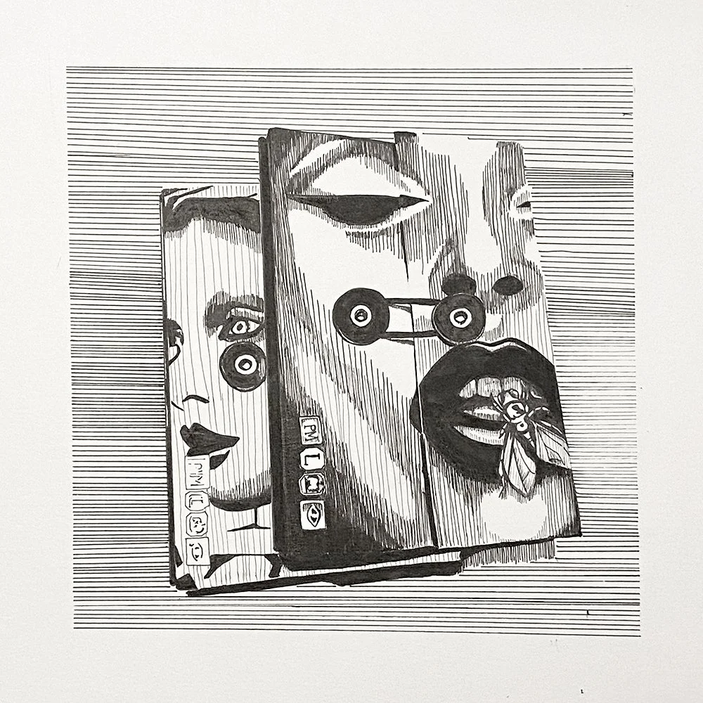 Palettes 2 |
Micron pen on 8" x 8" paper, 2020