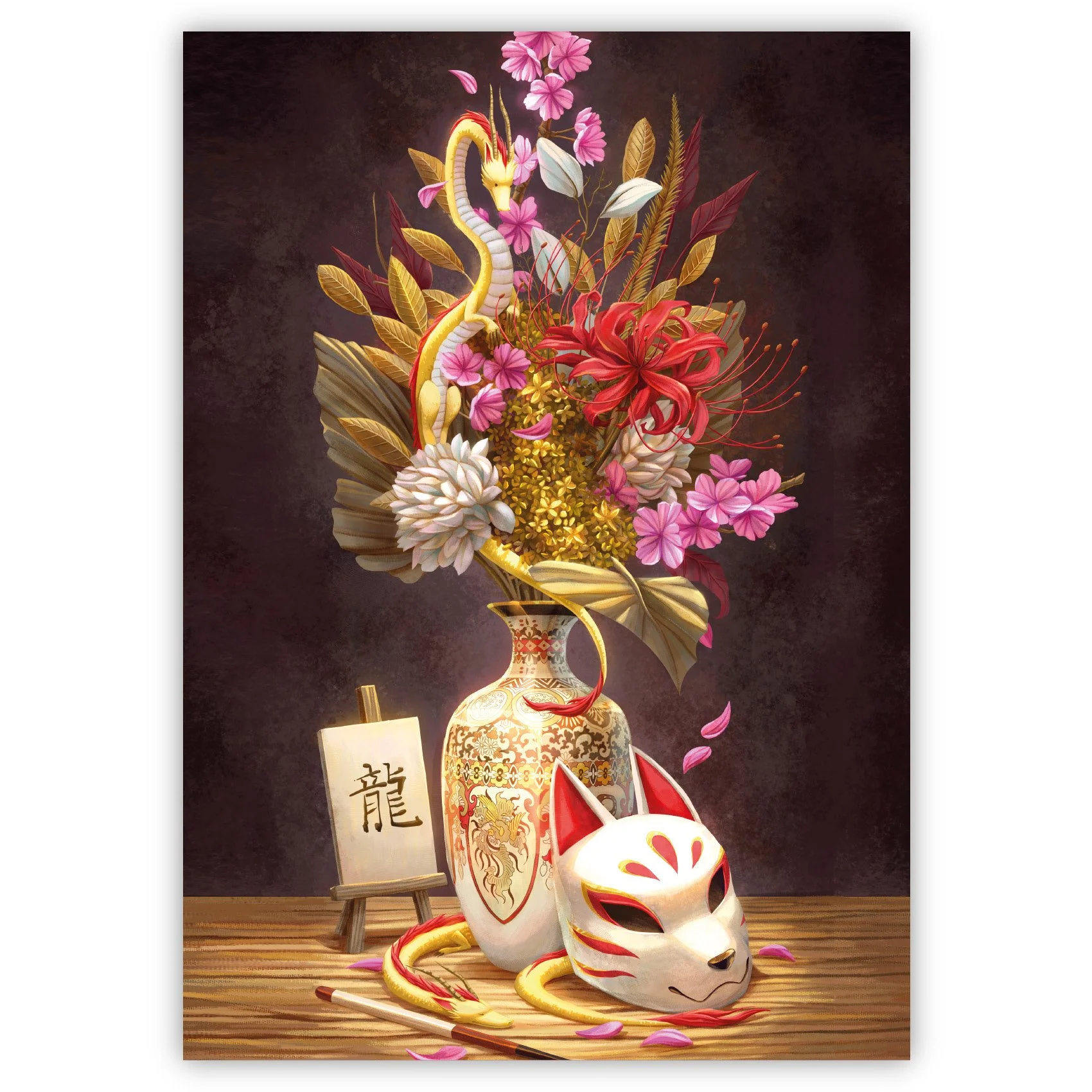 Mockup - Tiny Spirits - A5 Print -Japan Bouquet.jpg