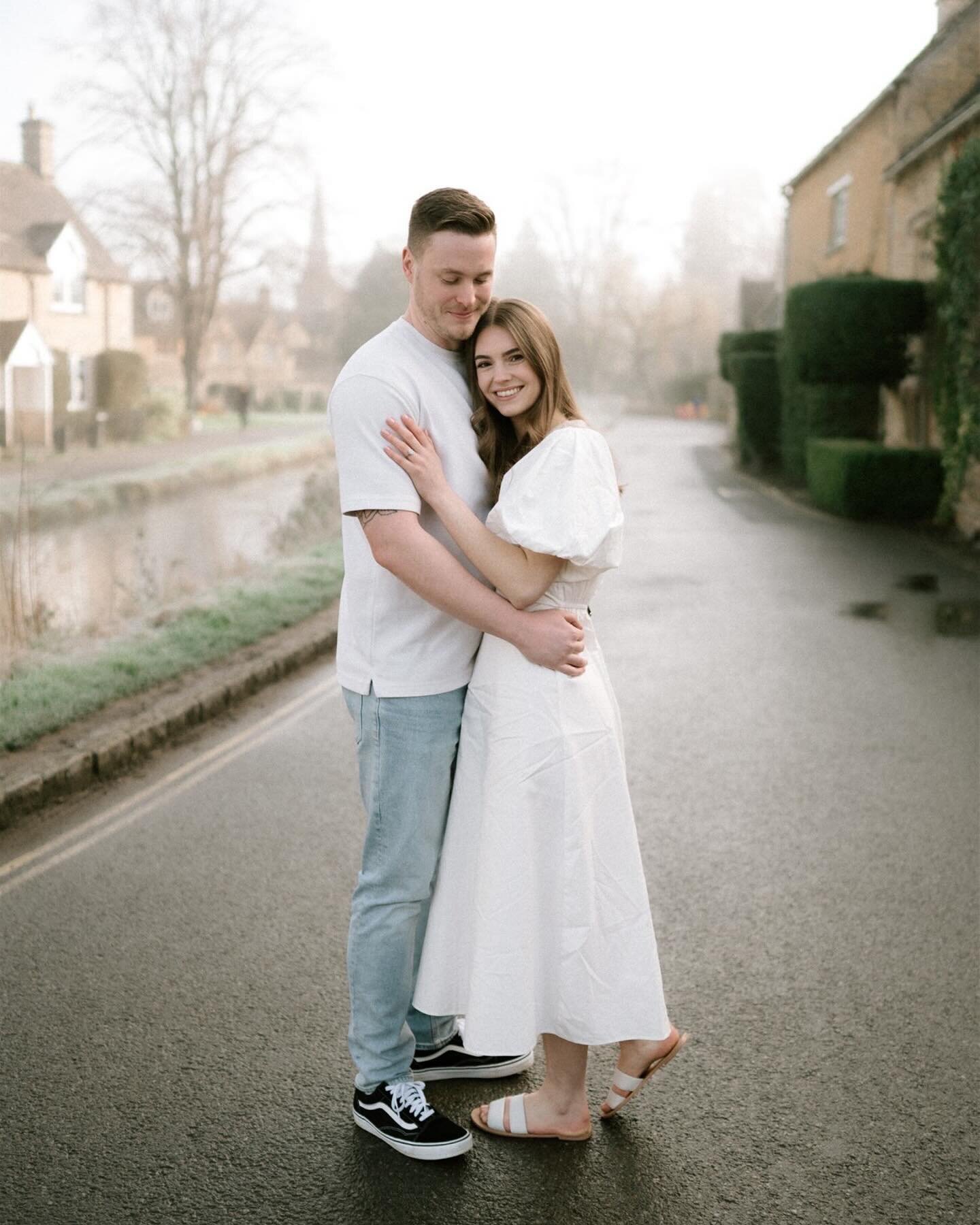 One misty Cotswold morning.

Waking up at the crack of dawn to capture the lovely C&amp;A for their pre wedding shoot. 
One day I would love to live in the Cotswolds ❤️

#hertfordshireweddingphotographer #suffolkweddingphotographer #surreyweddingphot